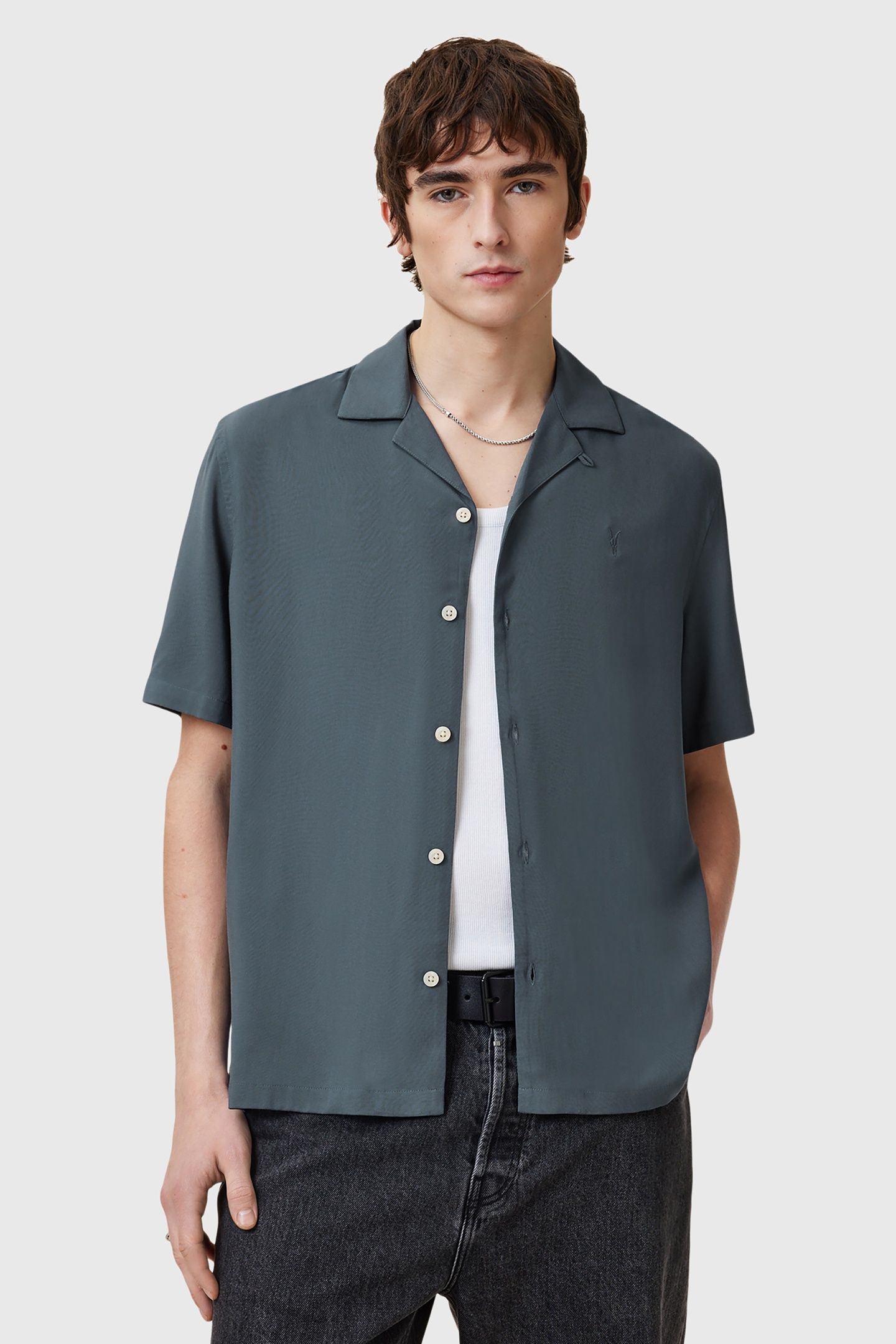 VENICE SS SHIRT RAIN GREY 2