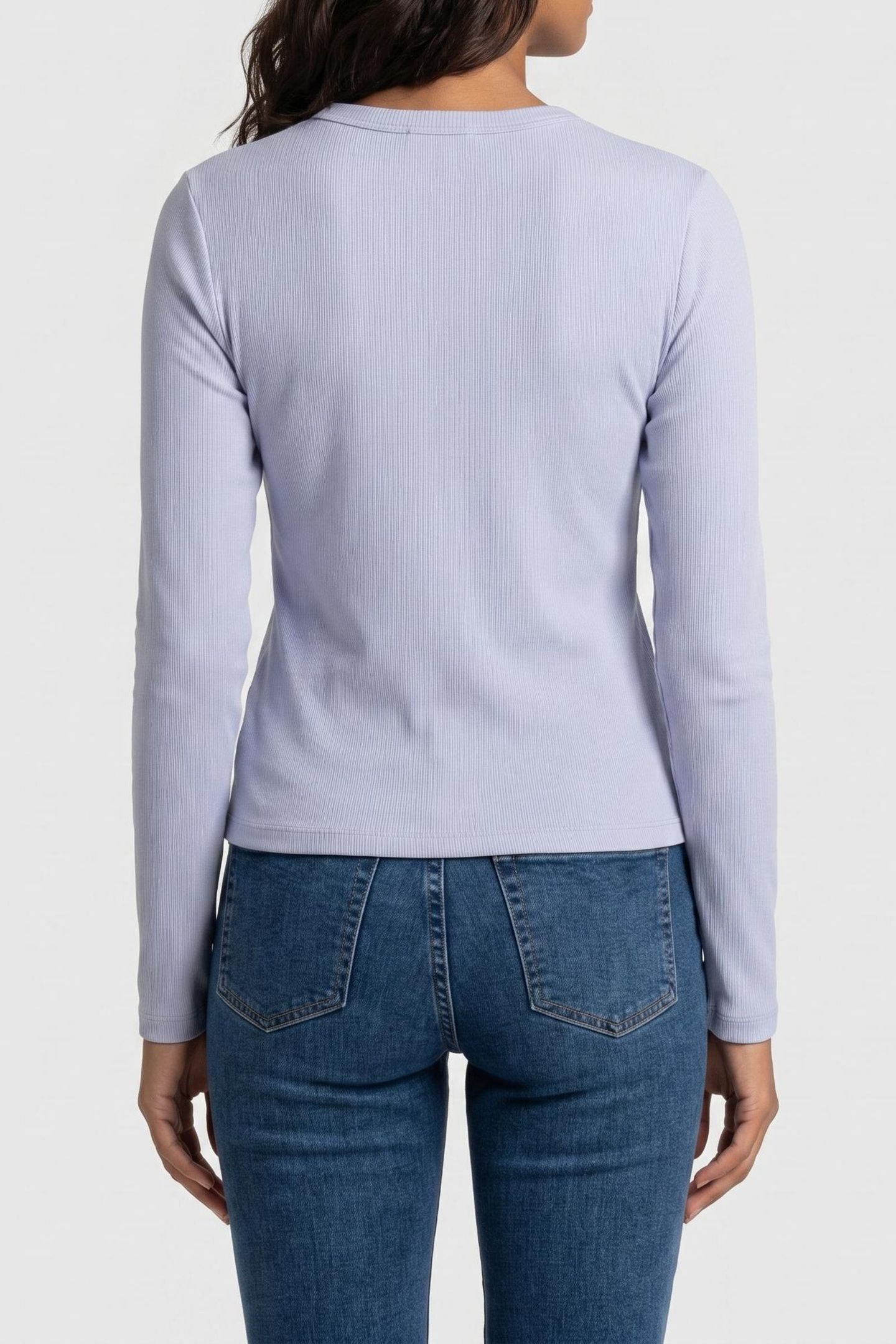 LS WOVEN LABEL 2X2 TOP CASUAL BLUE 2