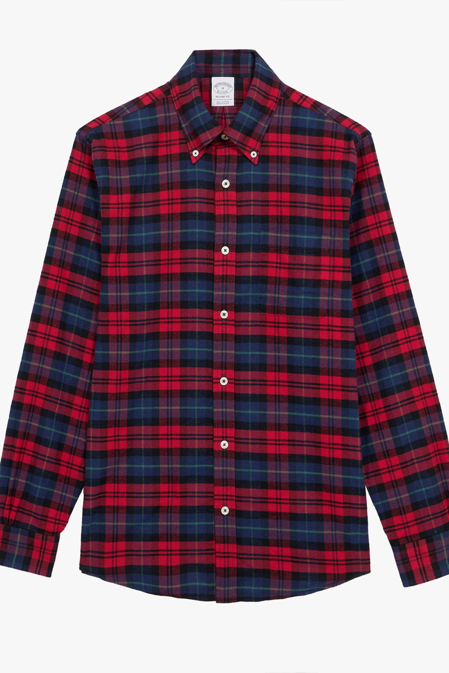 CASUAL COTTON FLANNEL REGULAR FIT RED 1