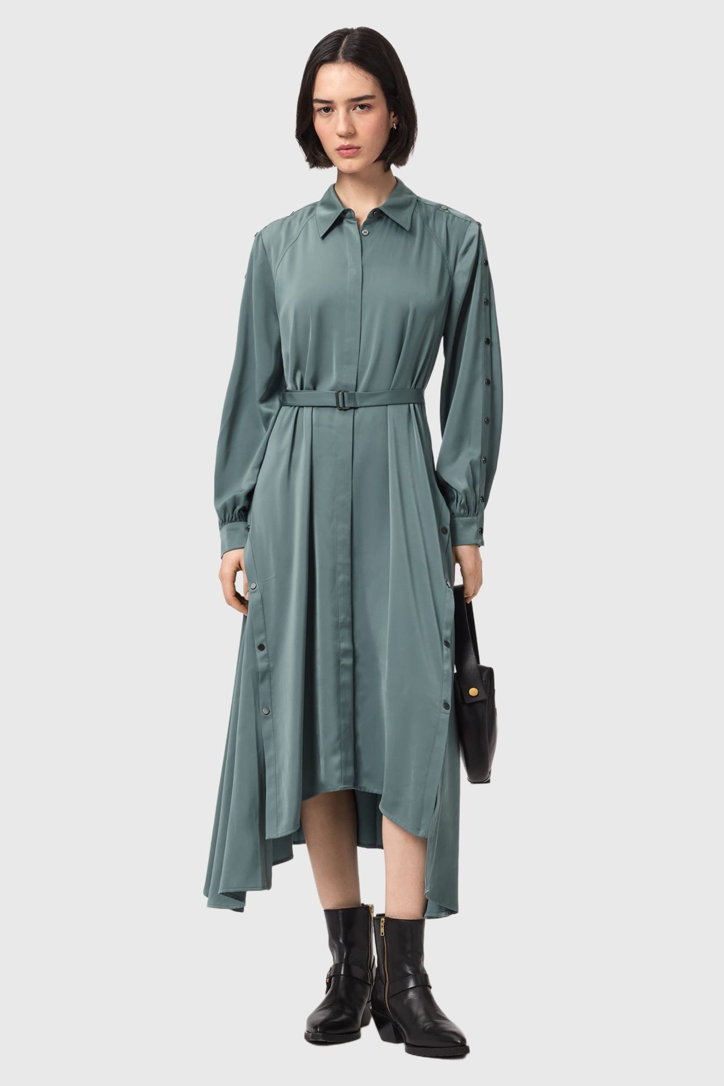 LEXI DRESS STEEL BLUE 1
