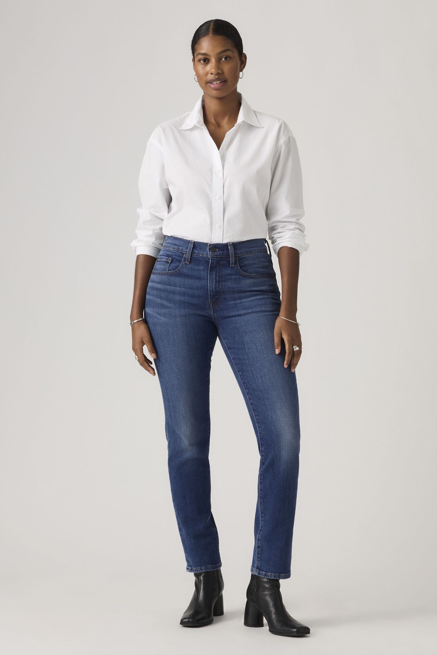 724™ HIGH RISE STRAIGHT JEANS 1