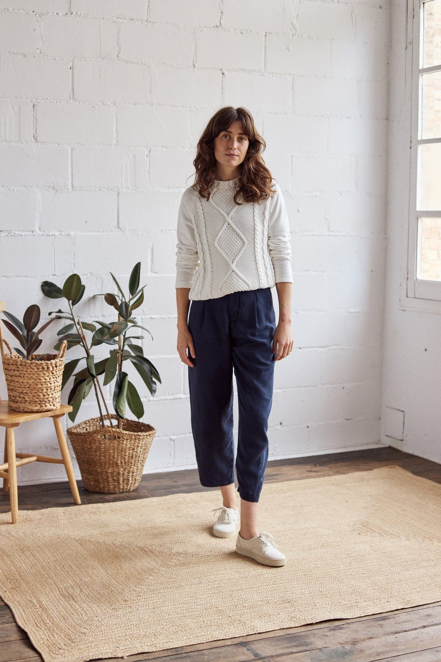 NARES SWEATSHIRT ECRU 1