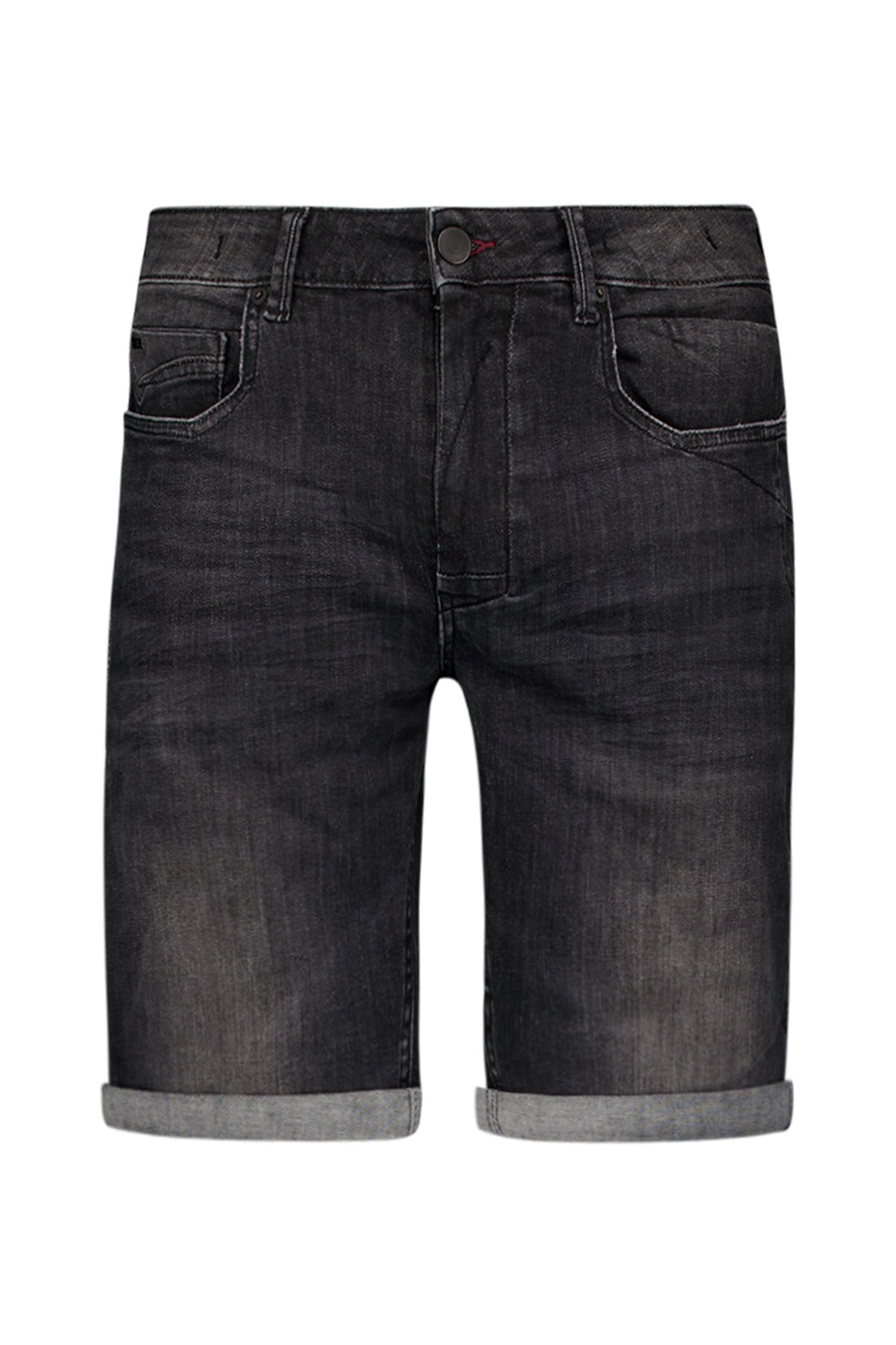 SHORT DENIM STRETCH BLACK DENIM 4