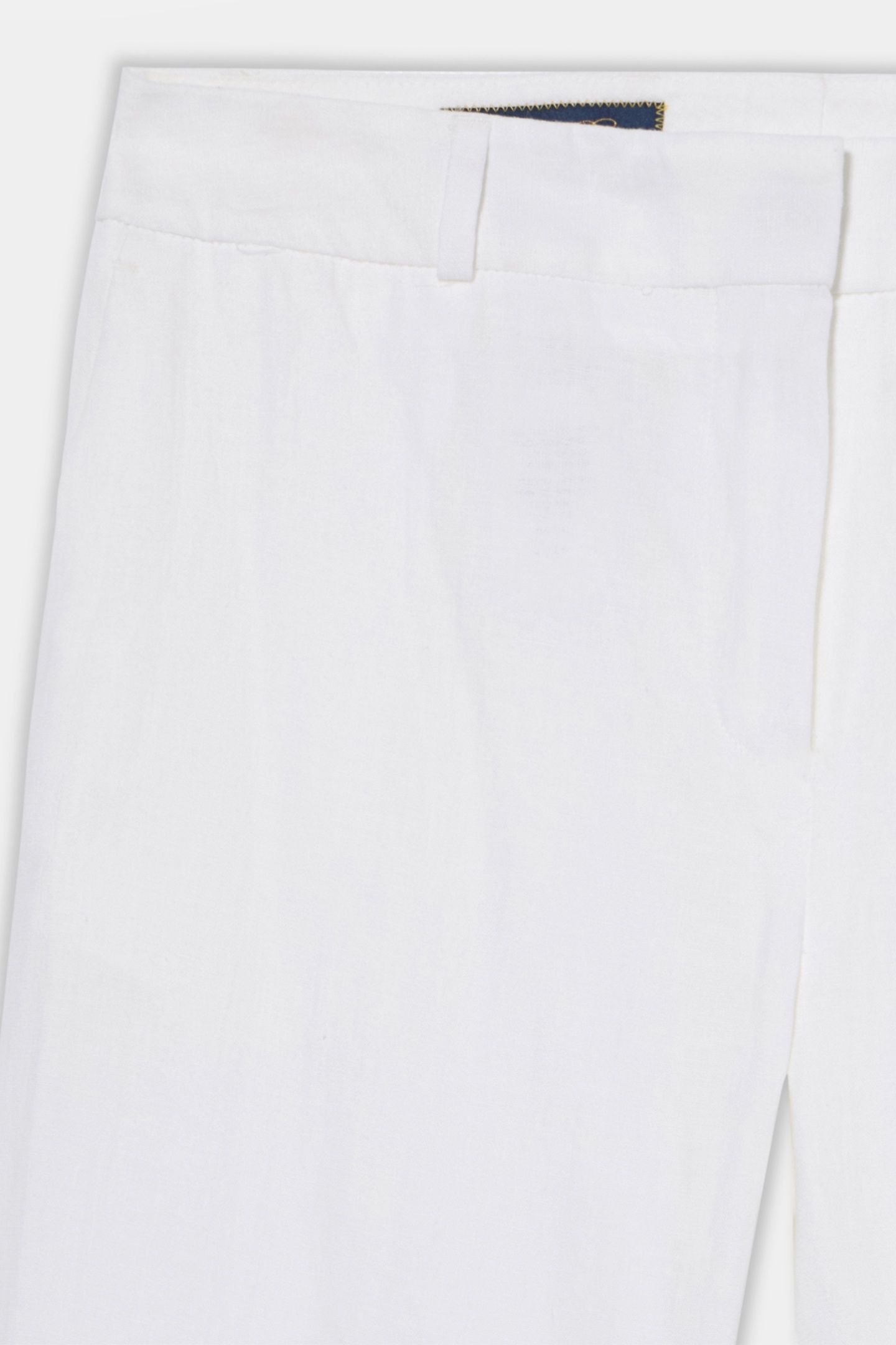 FRONT TROUSERS LINEN WHITE 6