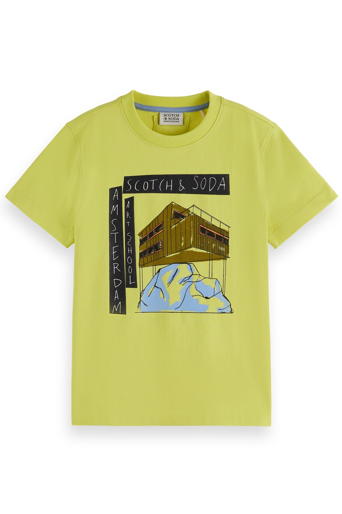BOY RELAXED-FIT T-SHIRT WITH FRONT ARTWORK LIMEAID 2