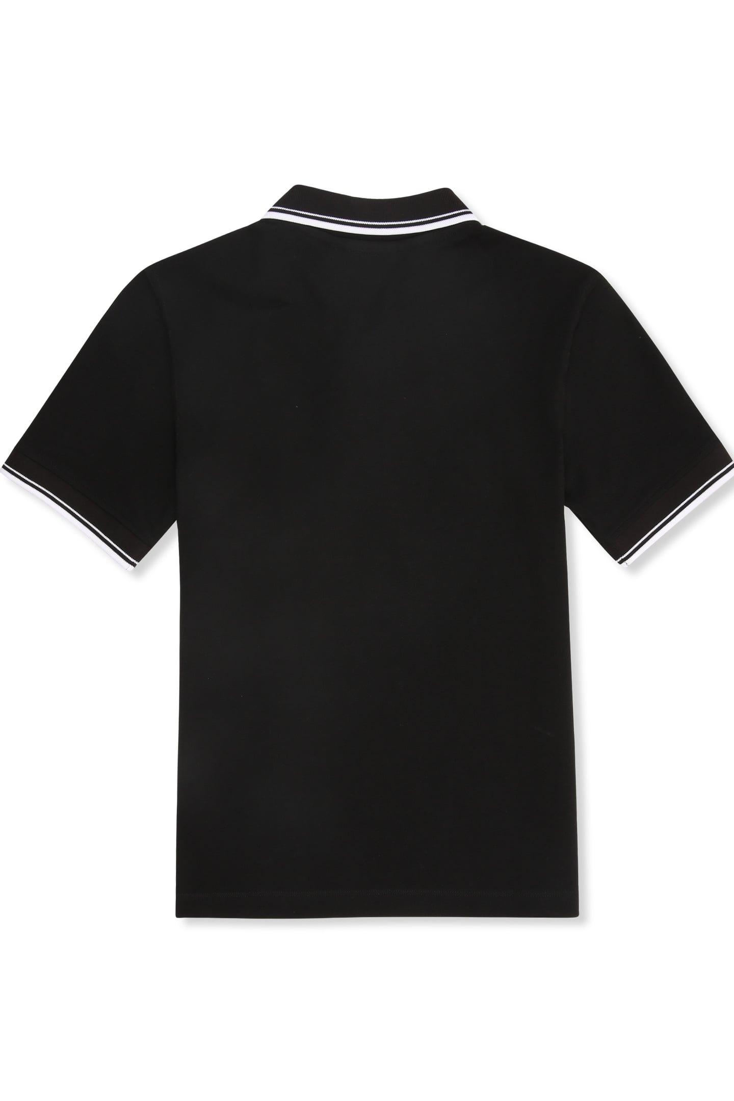BIELLA SLIM TIPPED POLO SHIRT BLACK 6