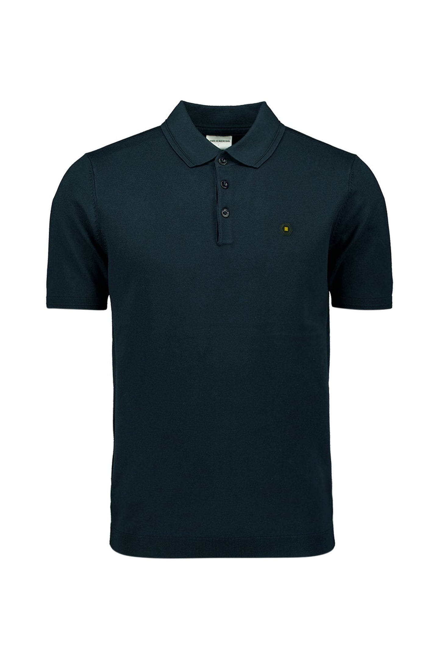 PULLOVER SHORT SLEEVE POLO BUTTON SOLID NIGHT 5