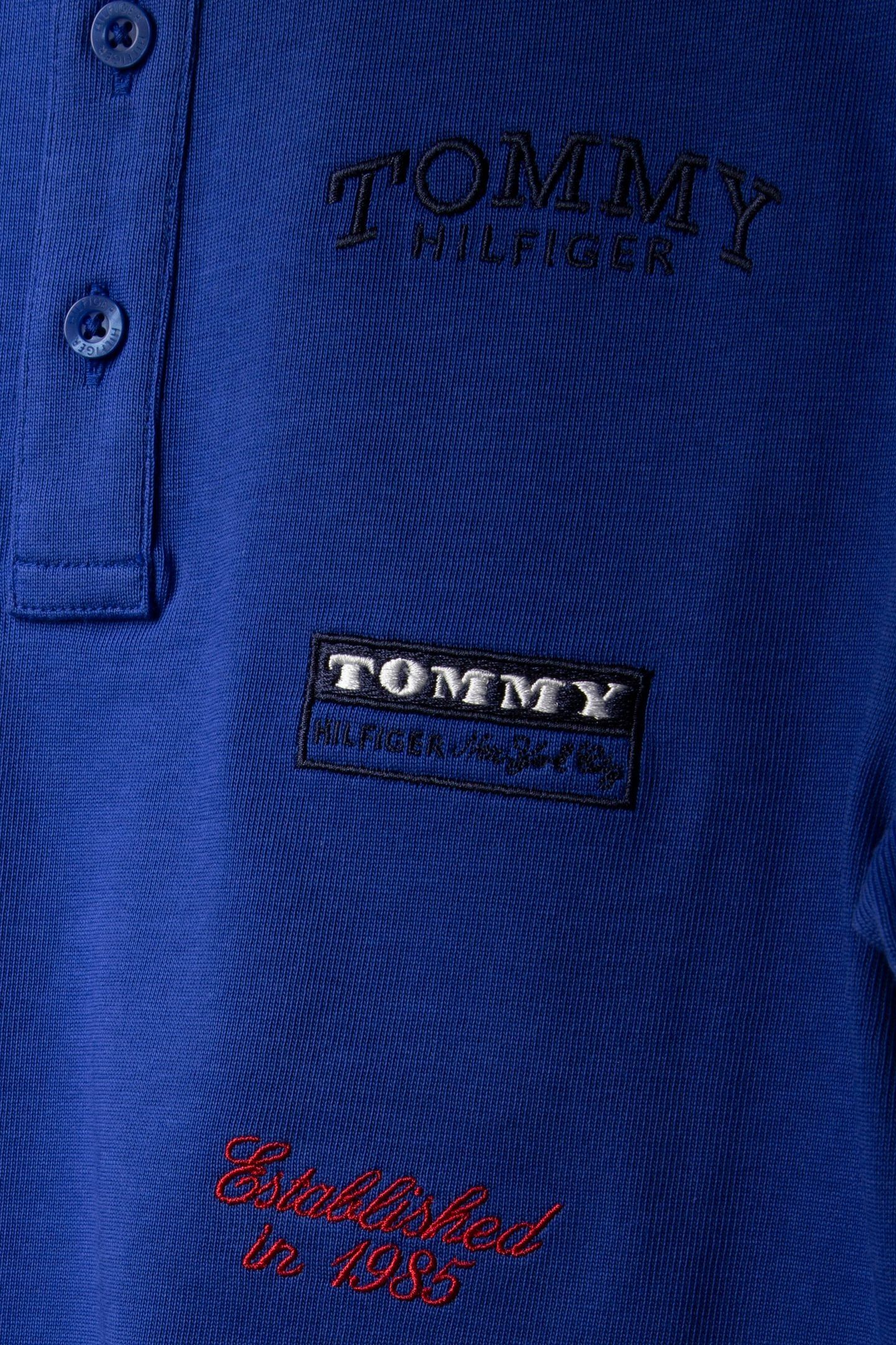 BOYS MULTI PRINT POLO LS MAJESTY BLUE 4