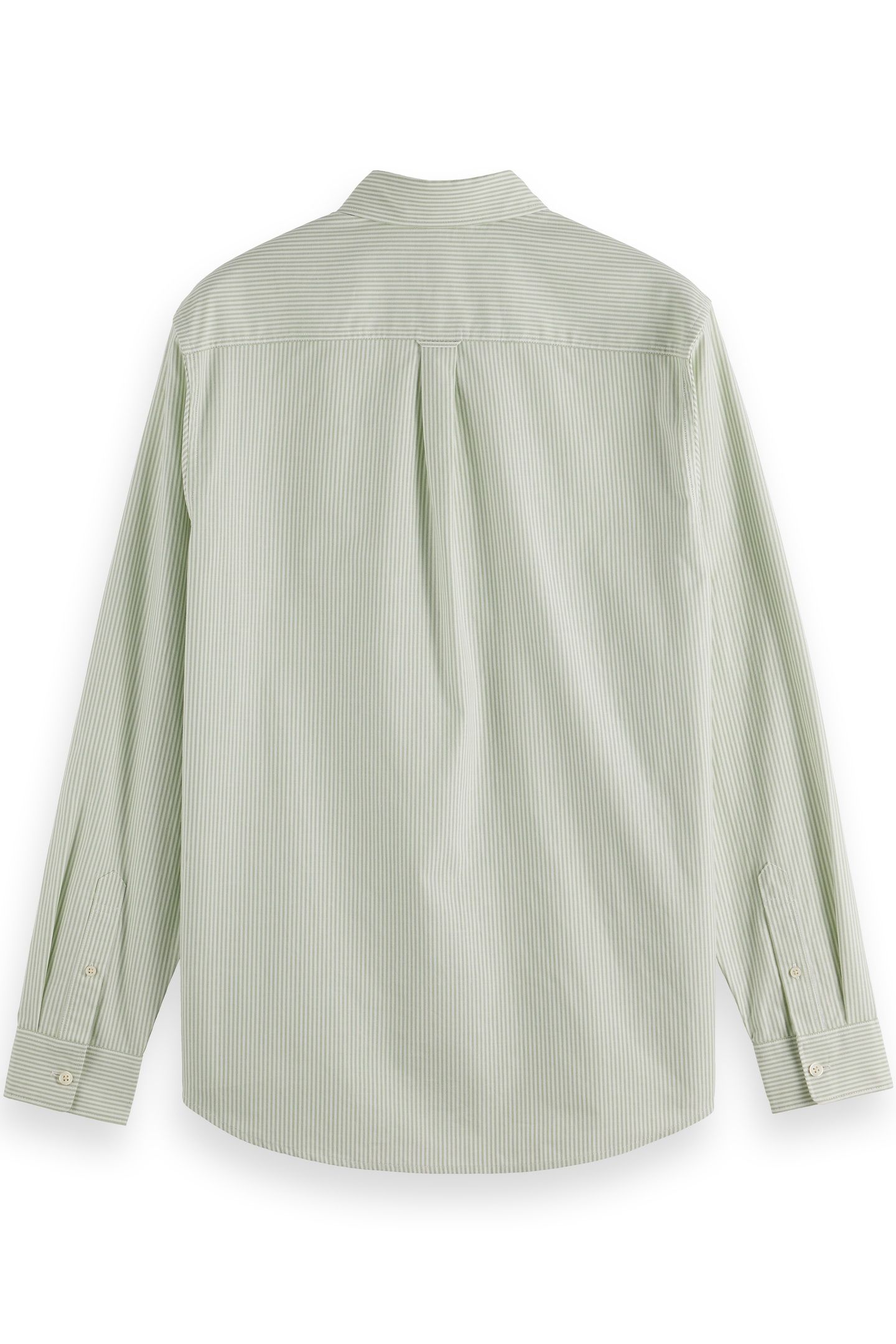 REGULAR FIT STRIPED OXFORD SHIRT PISTACHIO STRIPE 5