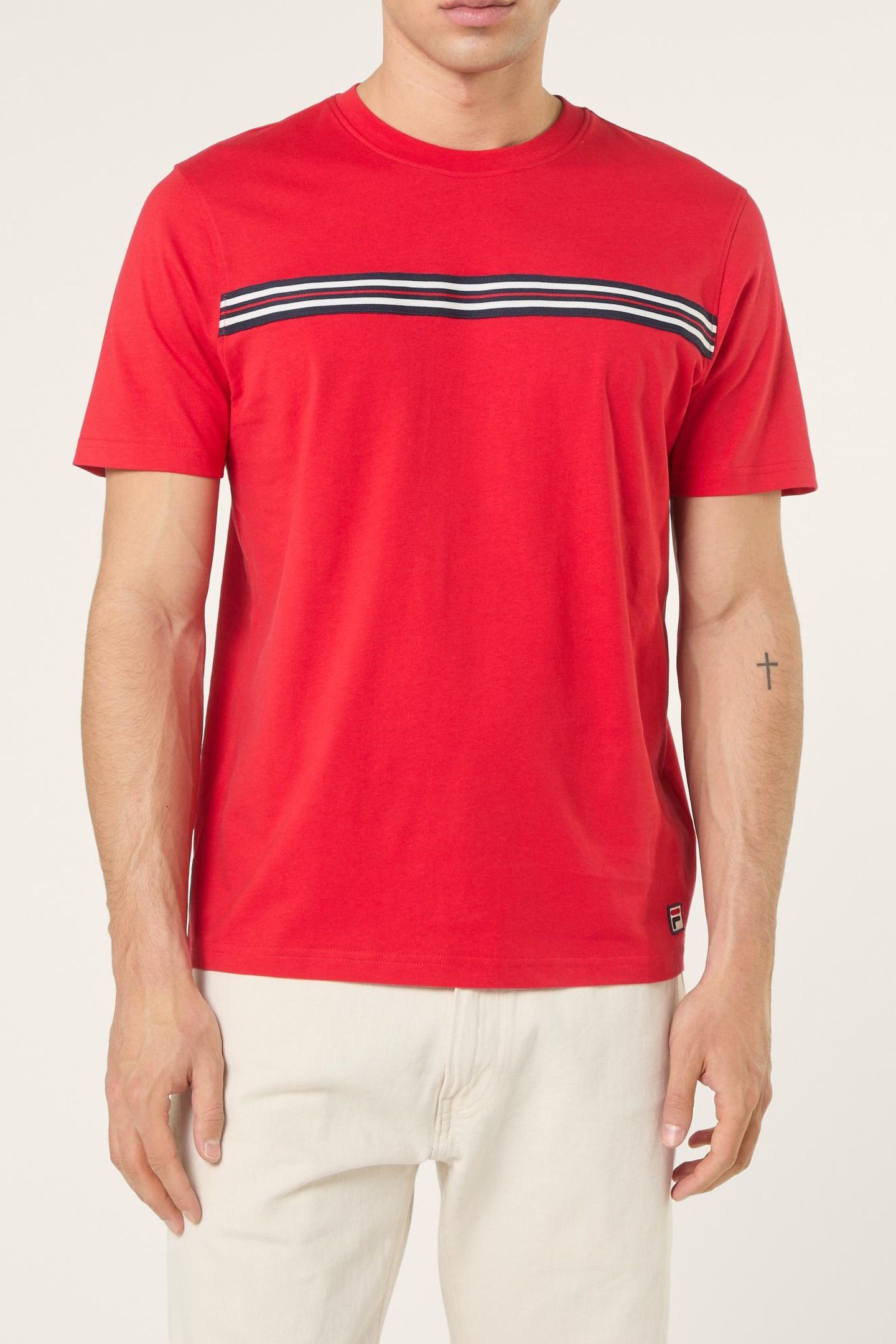 DIECIMO REGULAR HERITAGE TAPE T-SHIRT TRUE RED 1