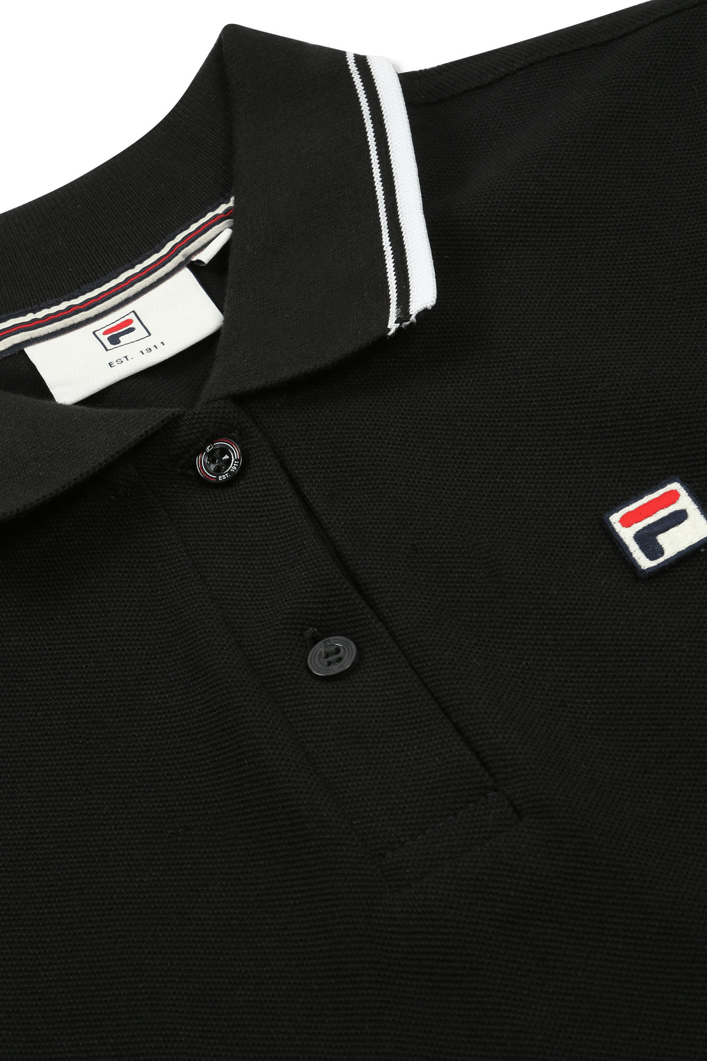 BIELLA SLIM TIPPED POLO SHIRT BLACK 7
