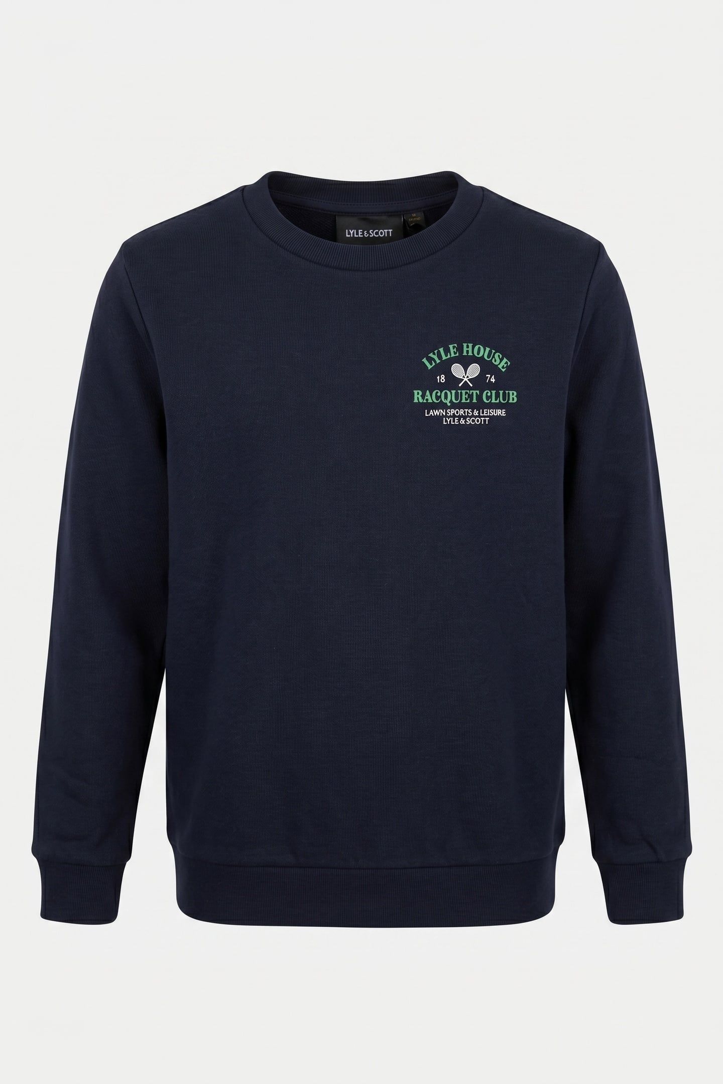 RACQUET CLUB GRAPHIC SWEATSHIRT DARK NAVY 1
