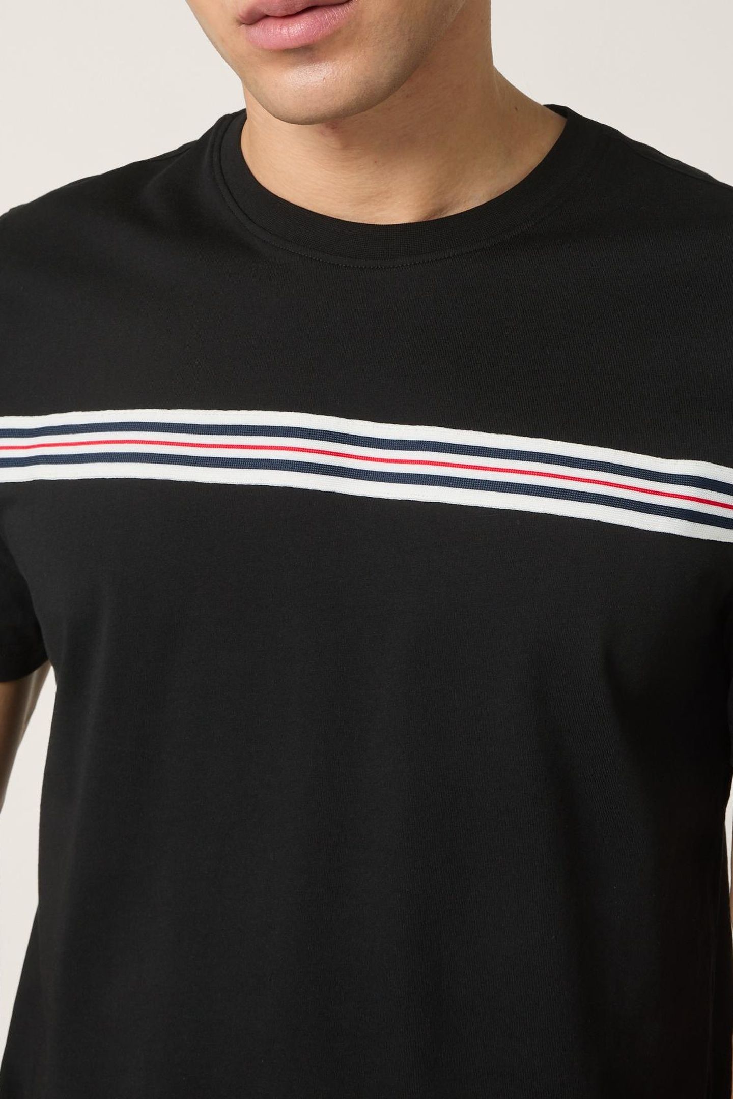 DIECIMO REGULAR HERITAGE TAPE T-SHIRT BLACK 4