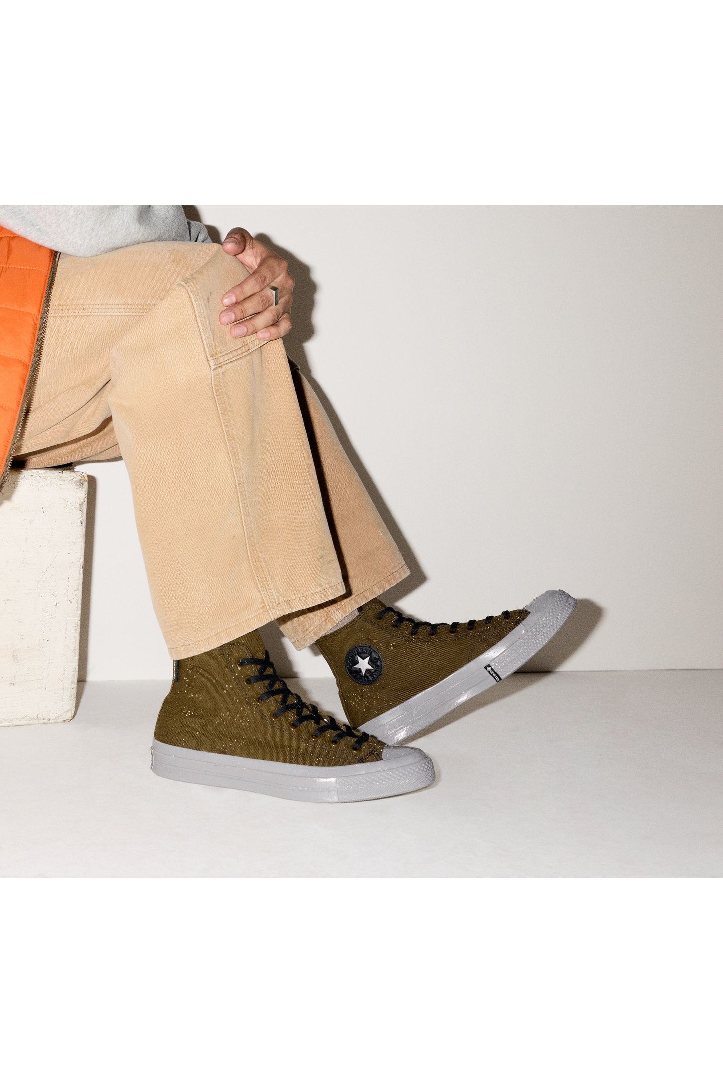 UNISEX CHUCK 70 GTX HI SURPLUS OLIVE/BLACK 10