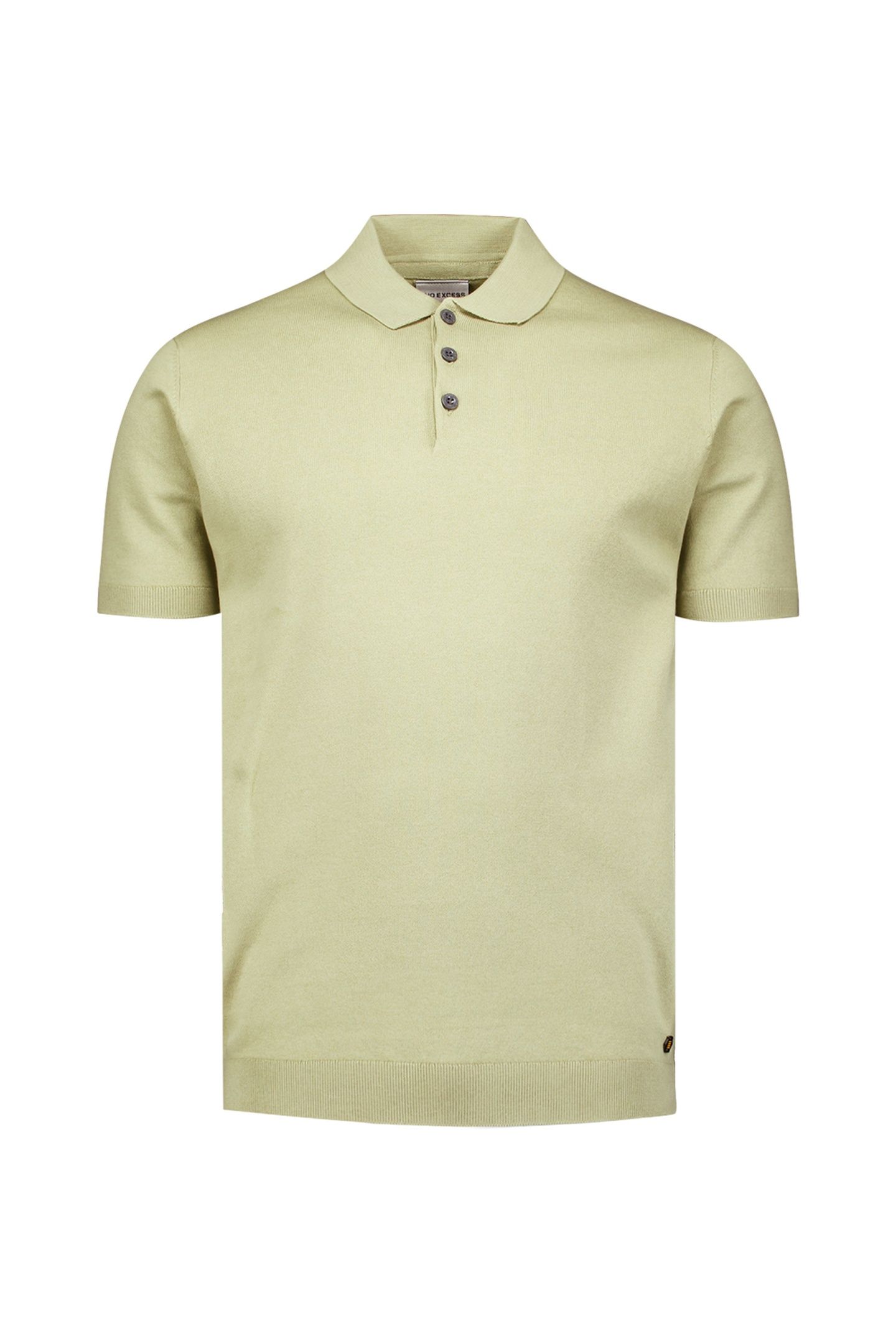 PULLOVER SHORT SLEEVE POLO SOLID LIGHT MOSS 5