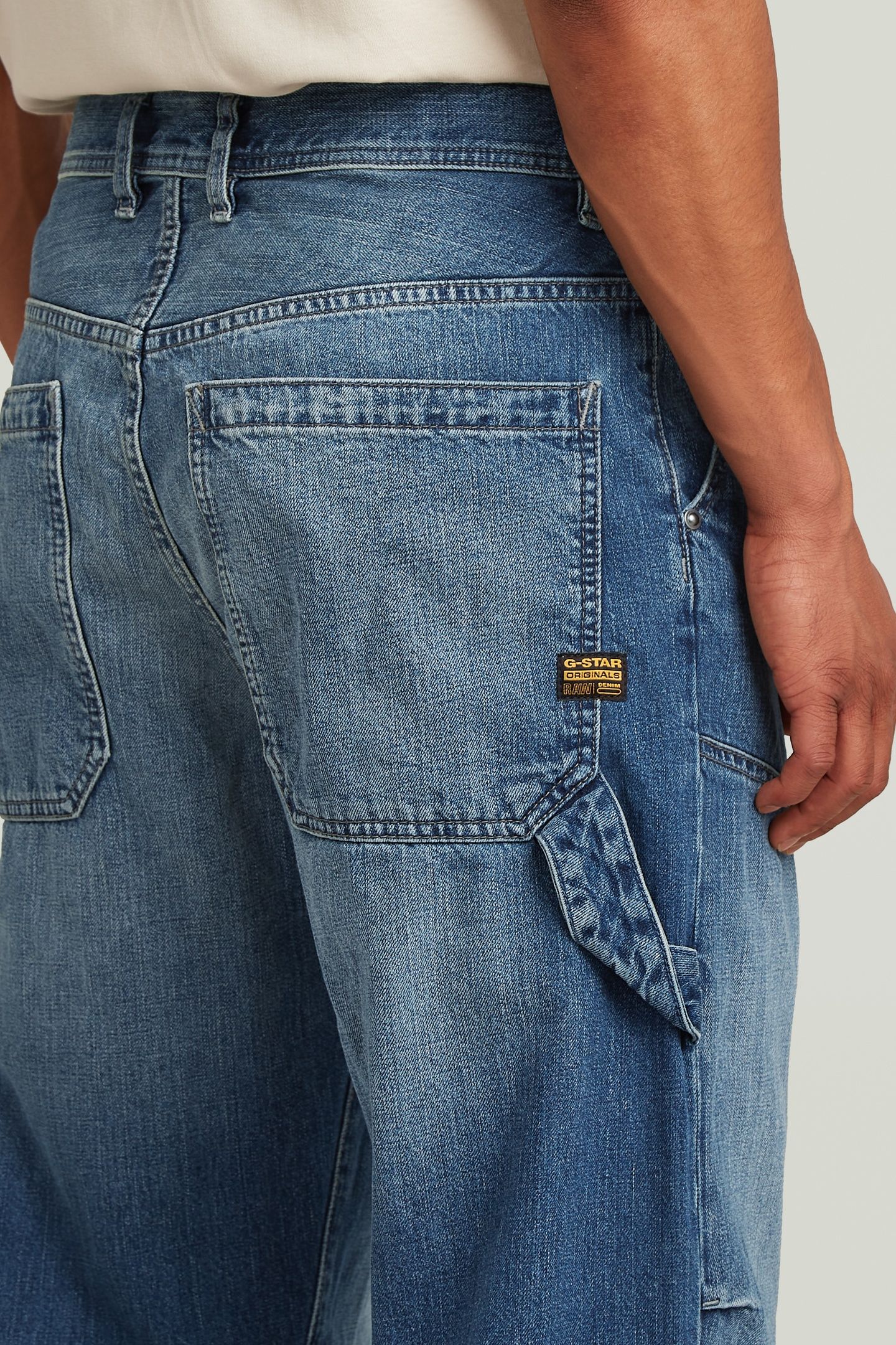 CARPENTER 3D LOOSE JEANS MEDIUM BLUE 6