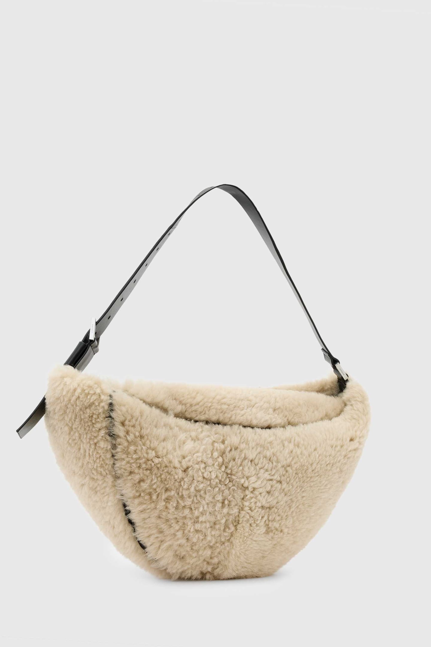 LUNA SHEARLING SHLDR NATURAL/BLACK 5