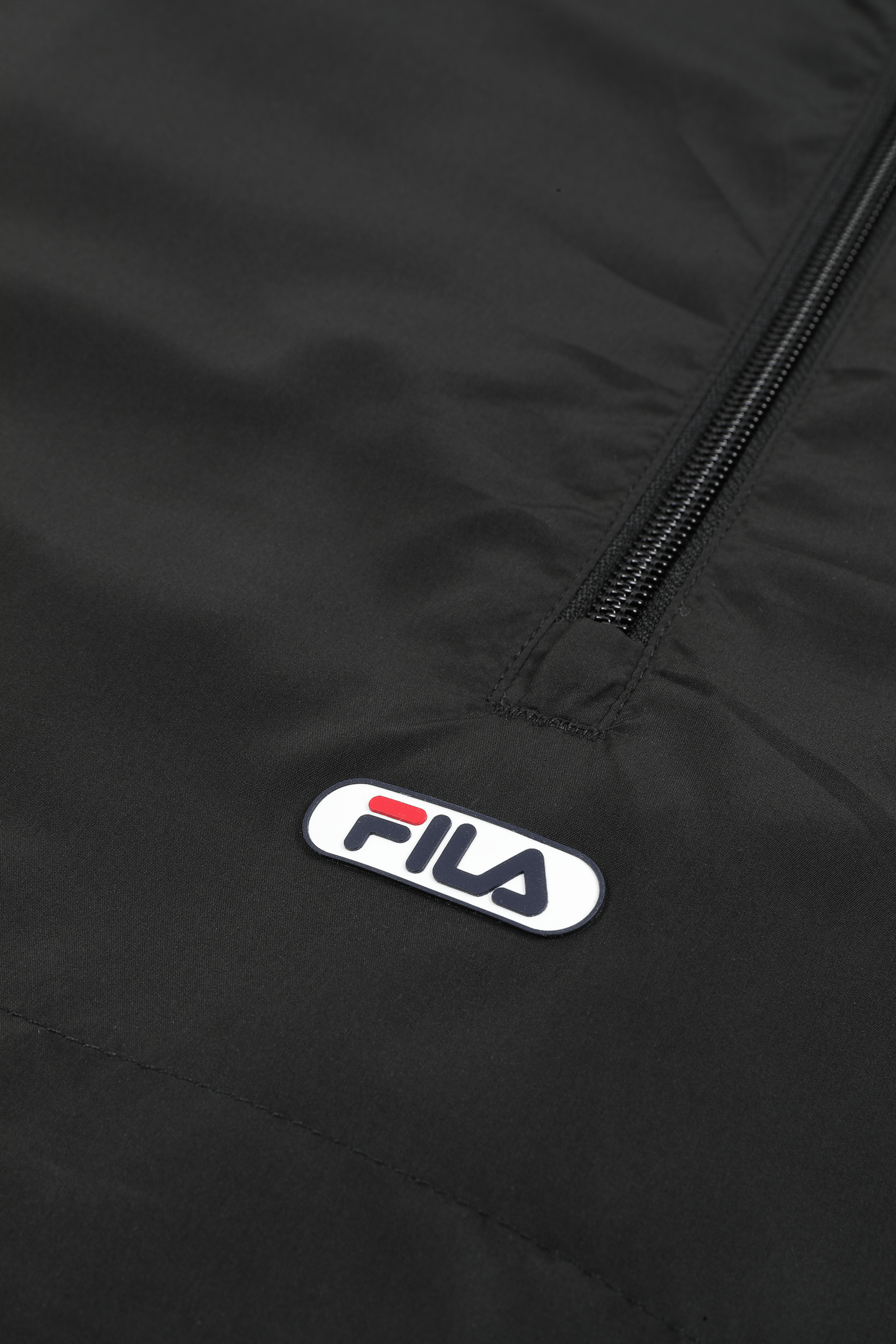 CASANO OVERSIZED CONTRAST PIPING ANORAK BLACK 7