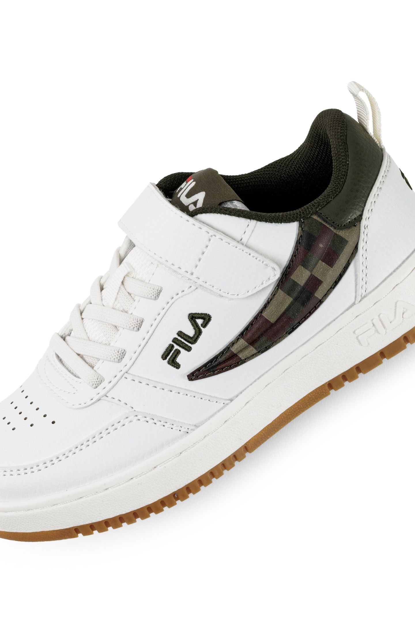 REGA NF PRT VELCRO KIDS WHITE-OLIVE NIGHT 3