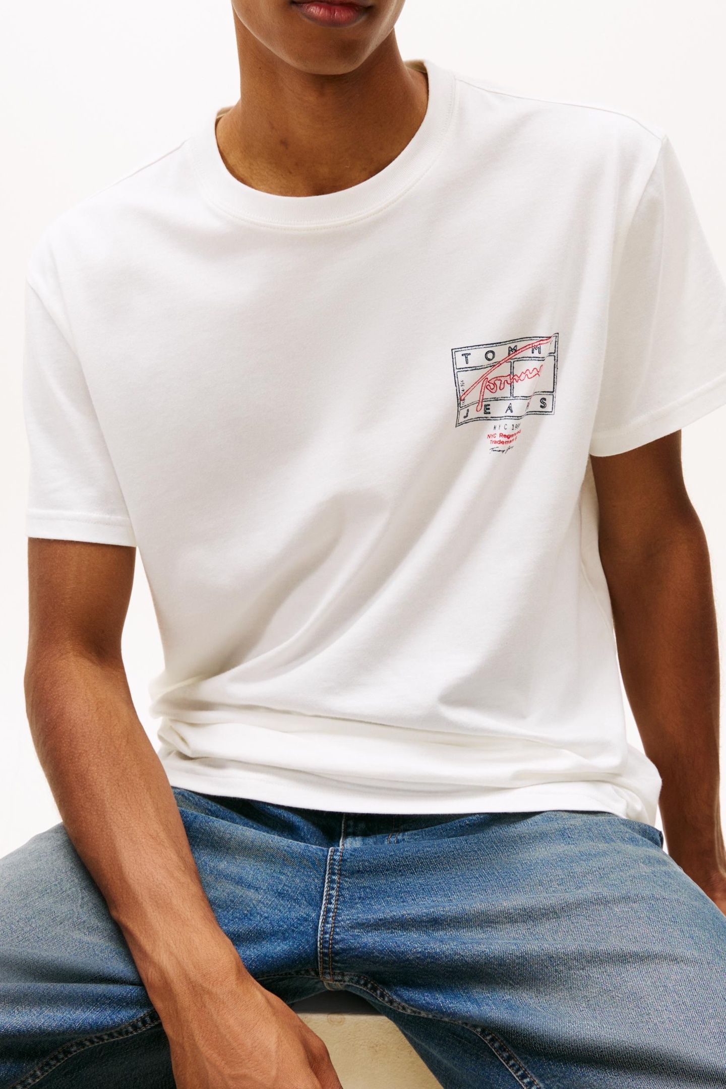 REGULAR SIGN SPRAY T-SHIRT ECRU 2