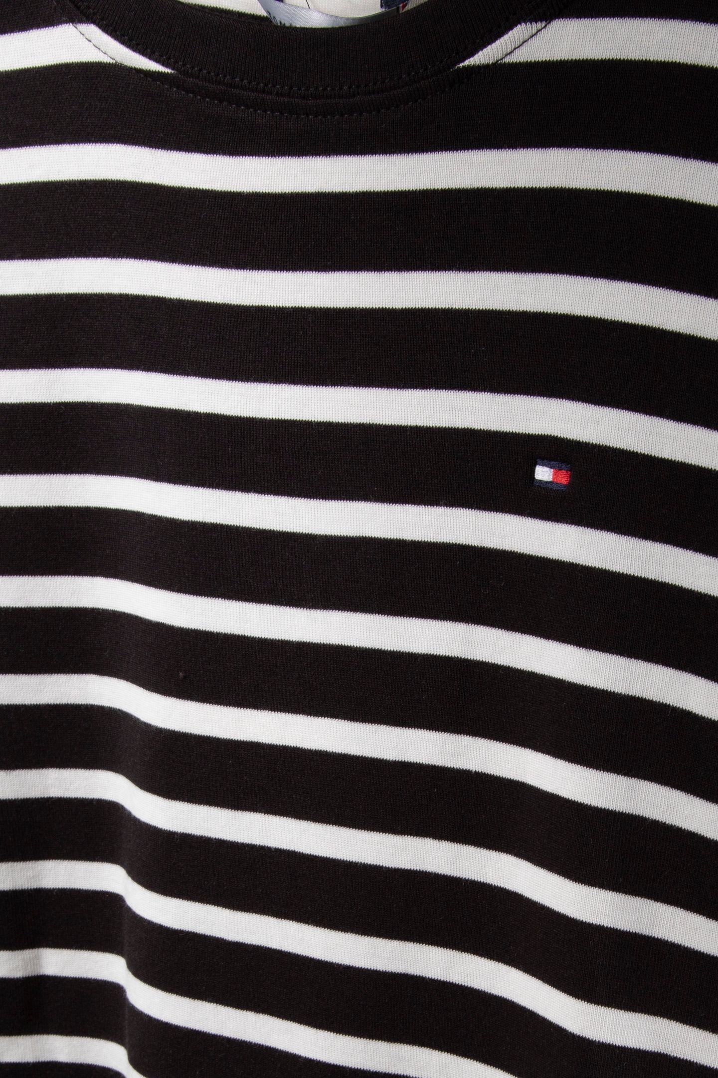 SLIM CODY CREW NECK SS BLACK/ECRU 4