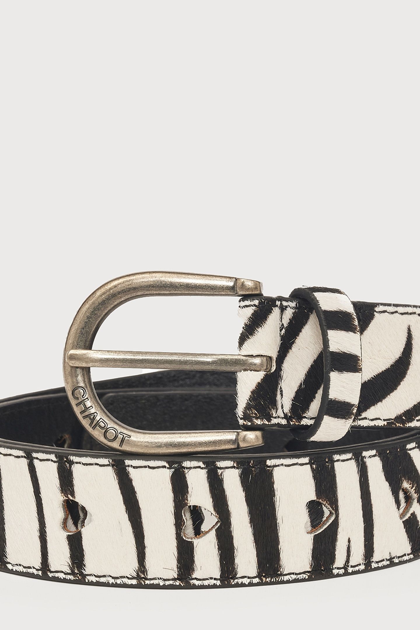 HAIRY BELT BLACK/COSY WHITE 3