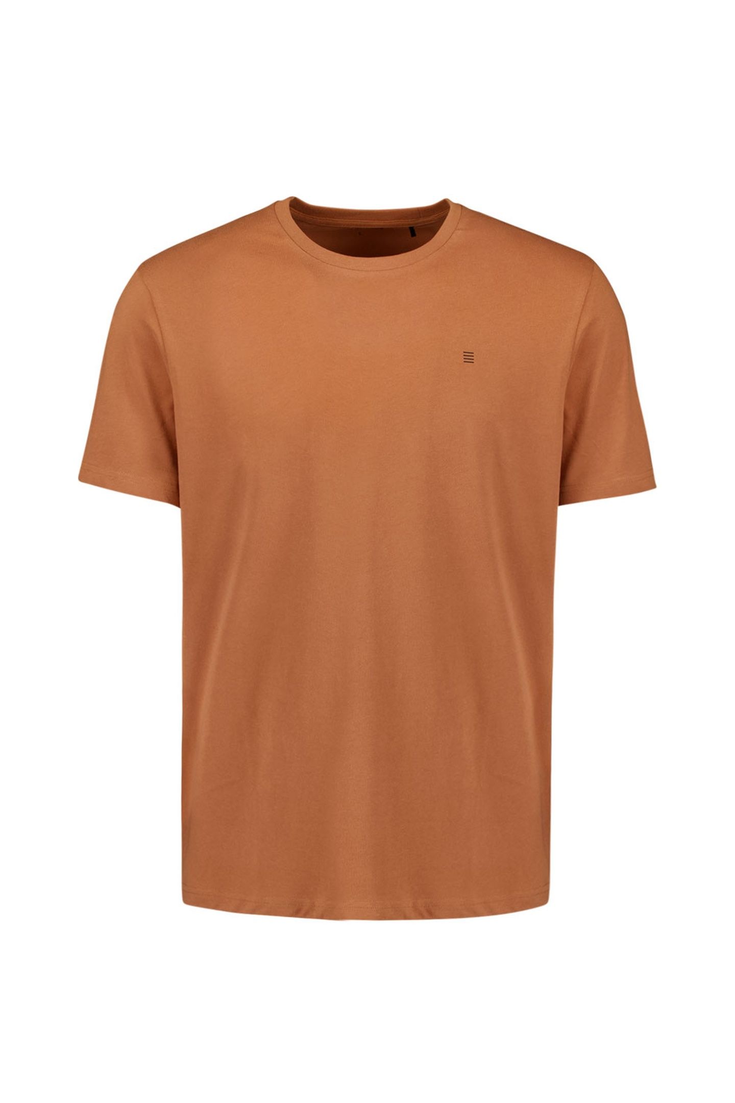 T-SHIRT CREWNECK SOLID BASIC CARAMEL 4