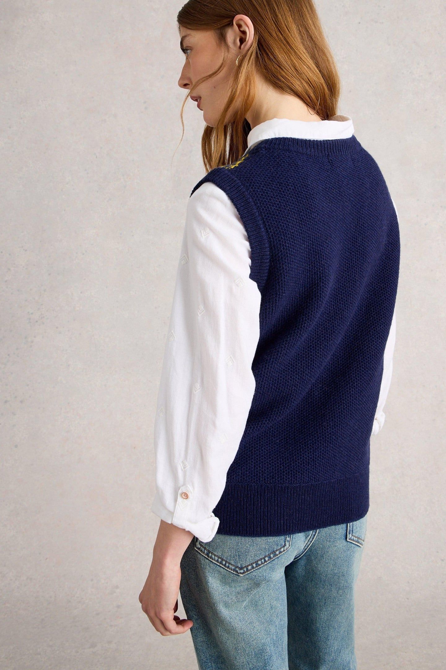LOTTIE FAIRISLE TANK NAVY MULTI 4