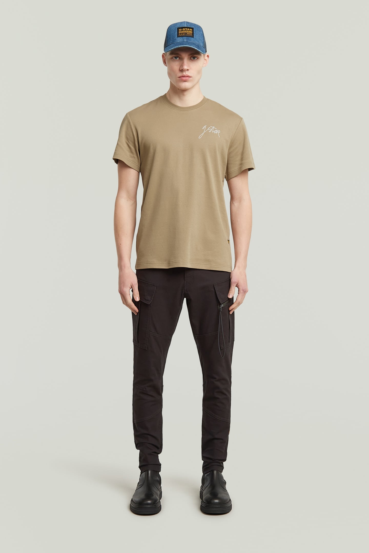 SCRIPT R T BEIGE/KHAKI 3