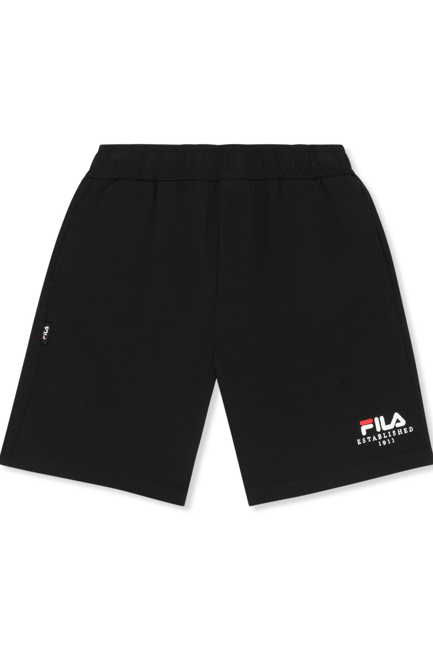 LOHFELDEN LOGO SHORTS BLACK 1