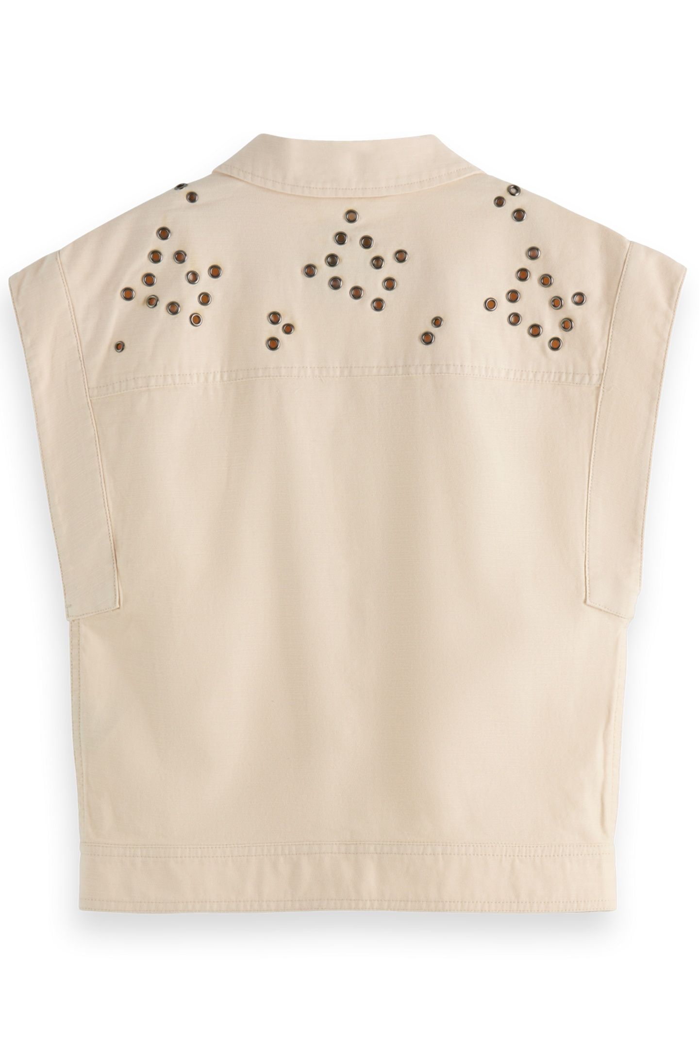 GIRL SLEEVELESS FESTIVAL GILET POWDERED PEACH 2