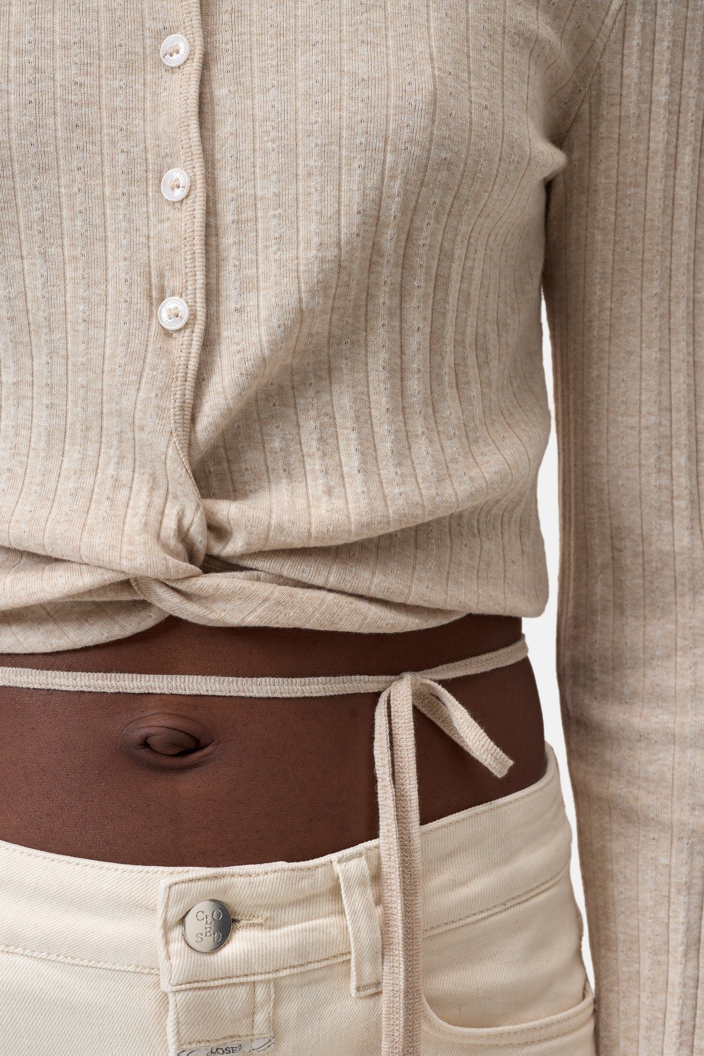 WRAP LONGSLEEVE SOFT BEIGE 5