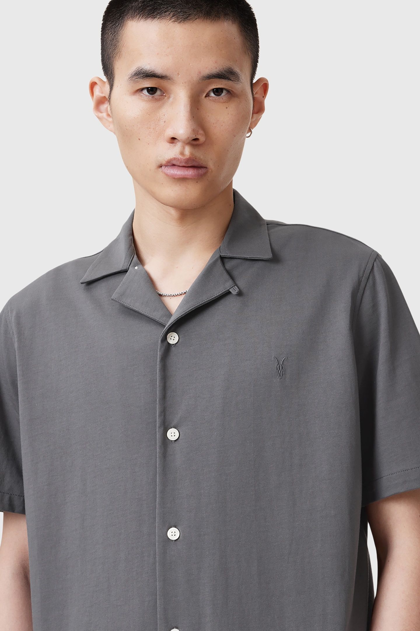HUDSON SS SHIRT IRON GREY 5