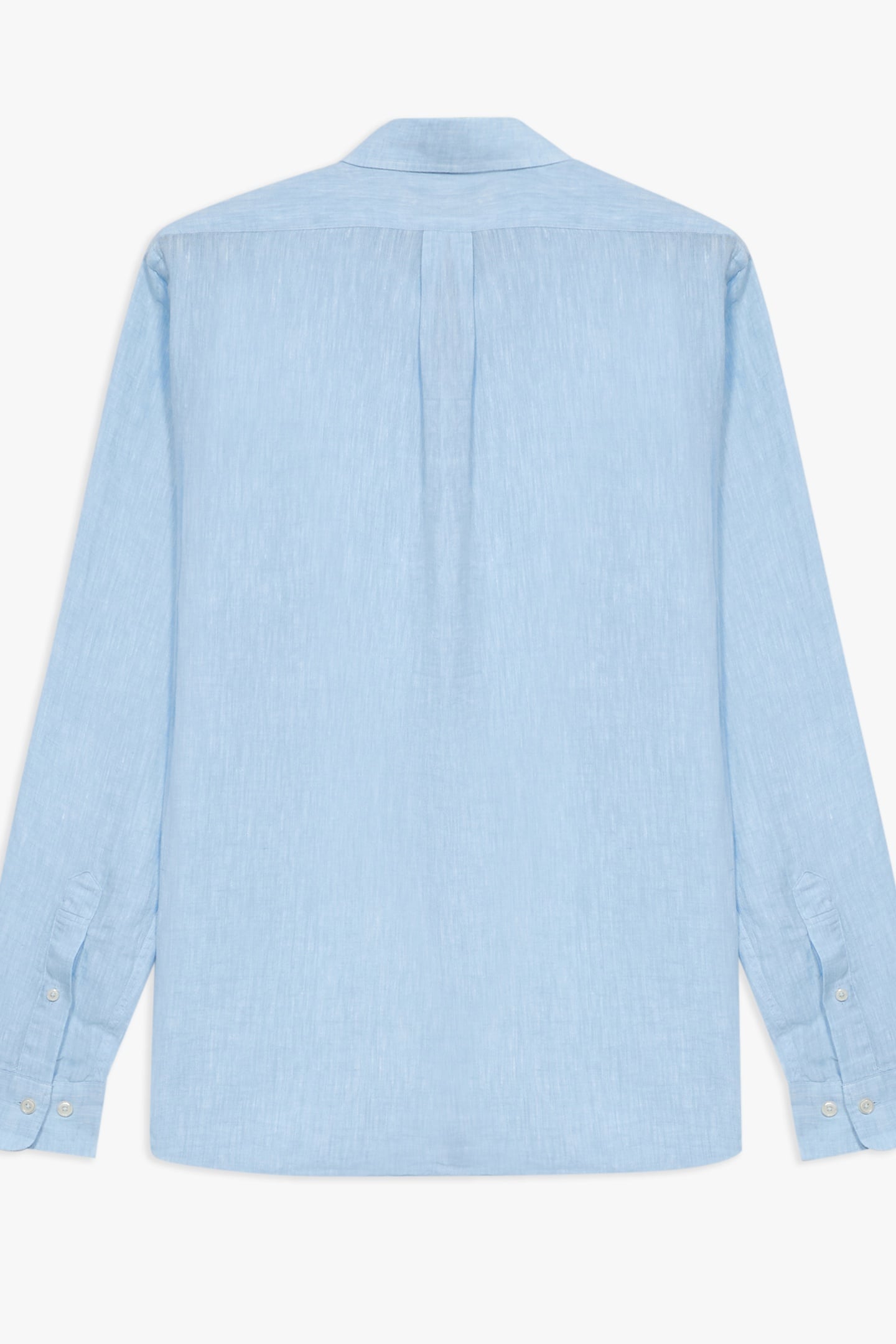 CLASSIC COLLAR SHIRT LINEN LIGHT BLUE 3