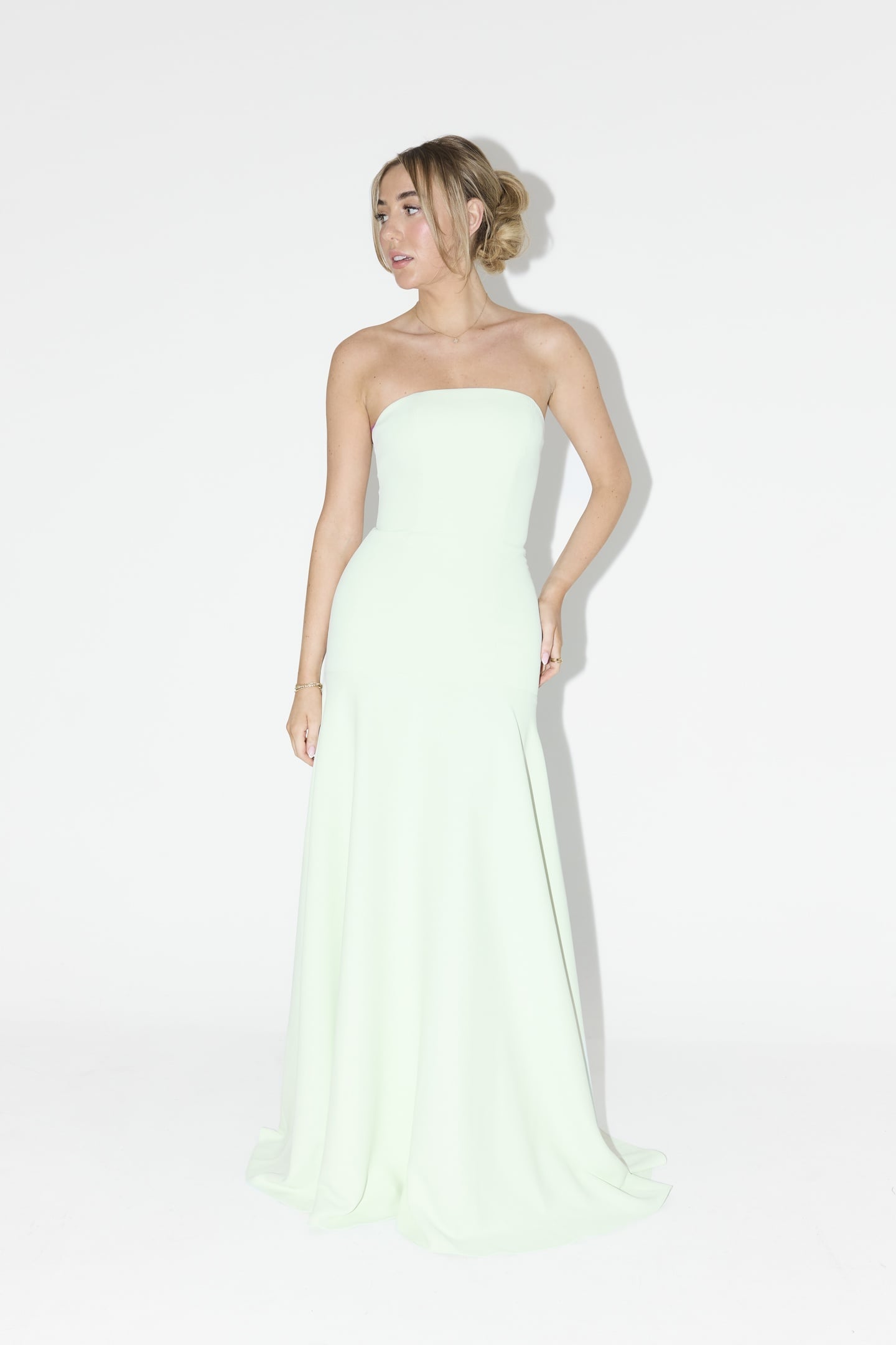 STRAPLESS MAXI DRESS MINT 1
