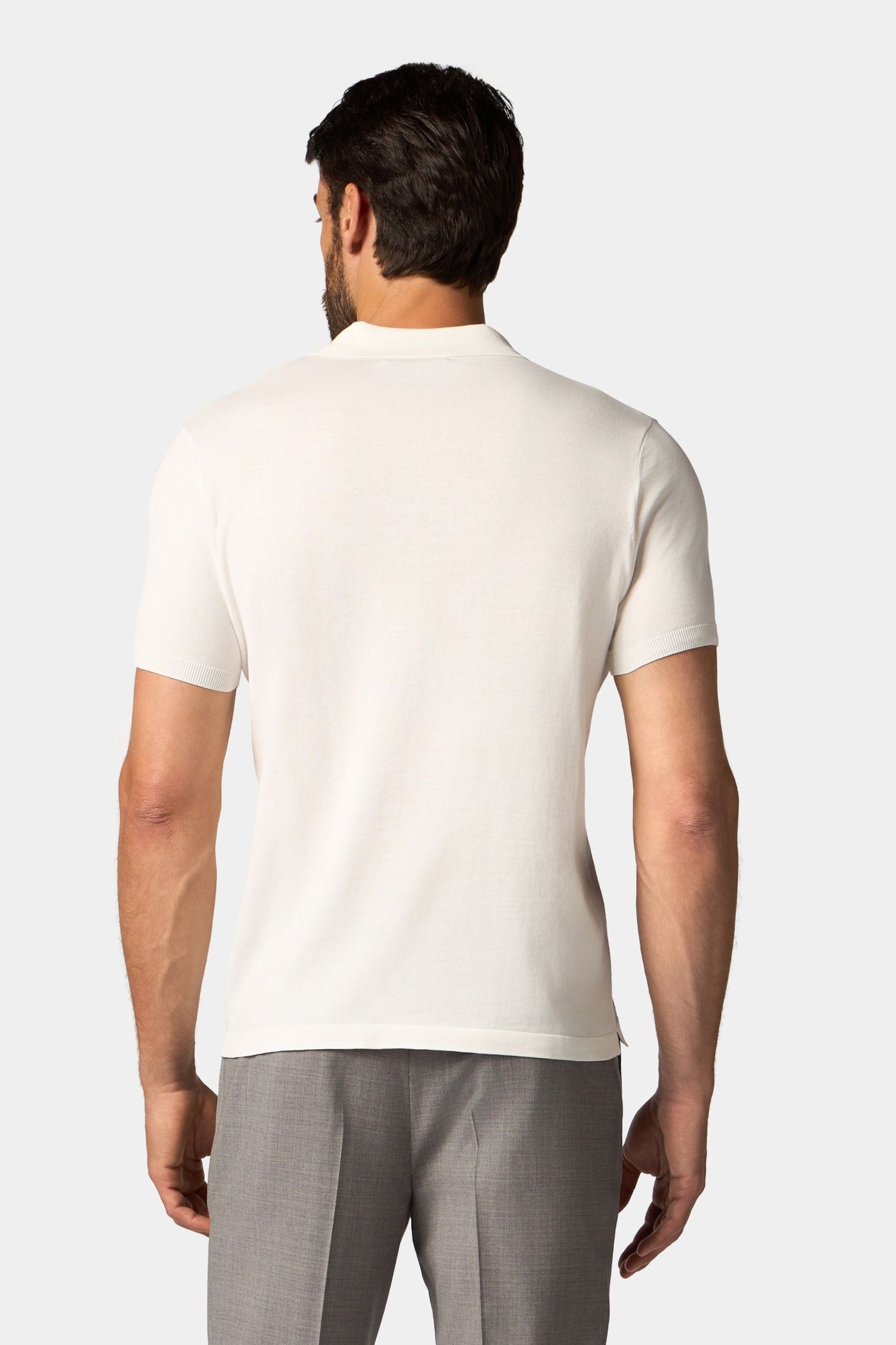 COTTON KNIT POLO WHITE 3