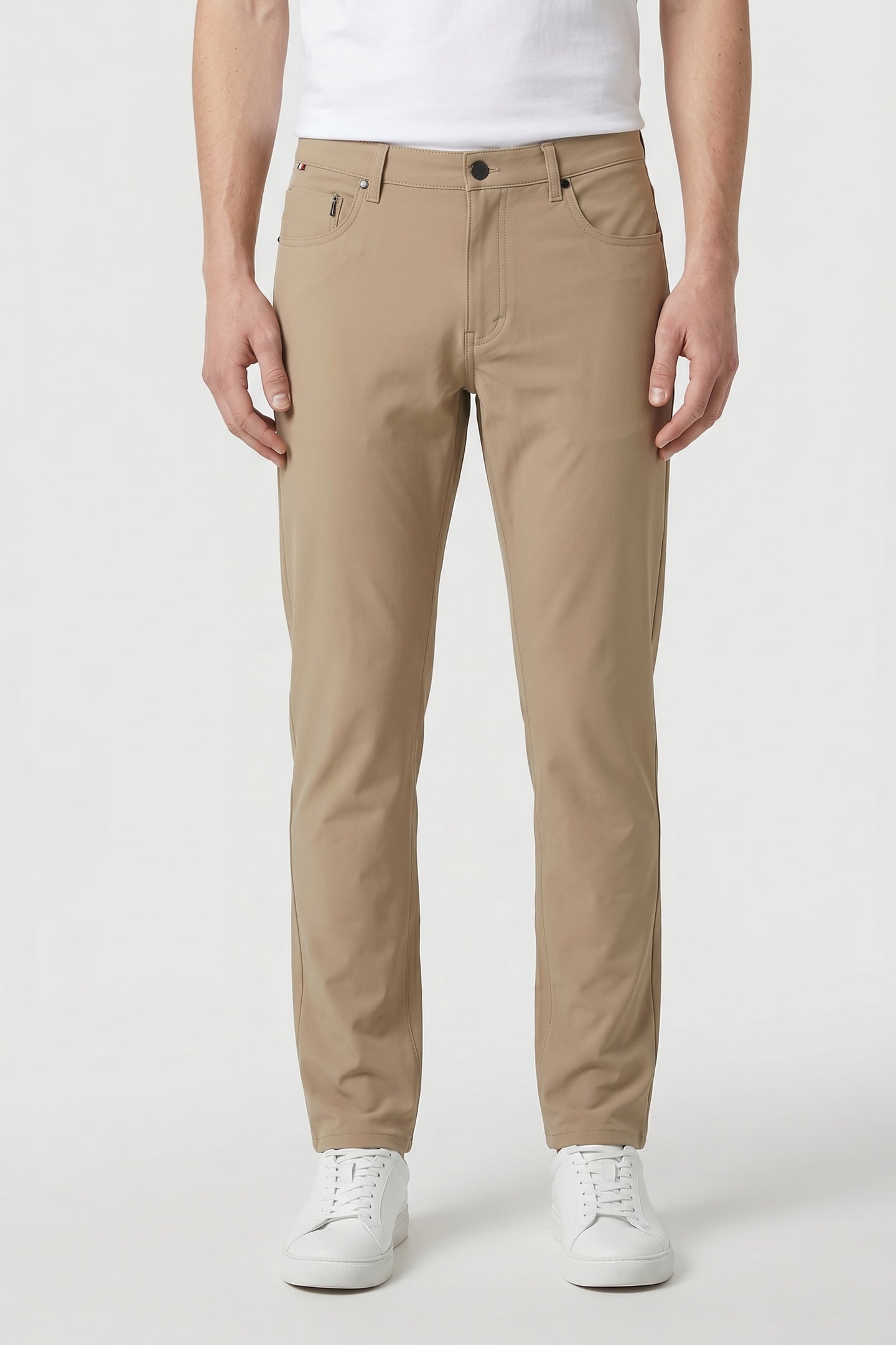 DENTON 5-POCKET JEANS CAMEL 1