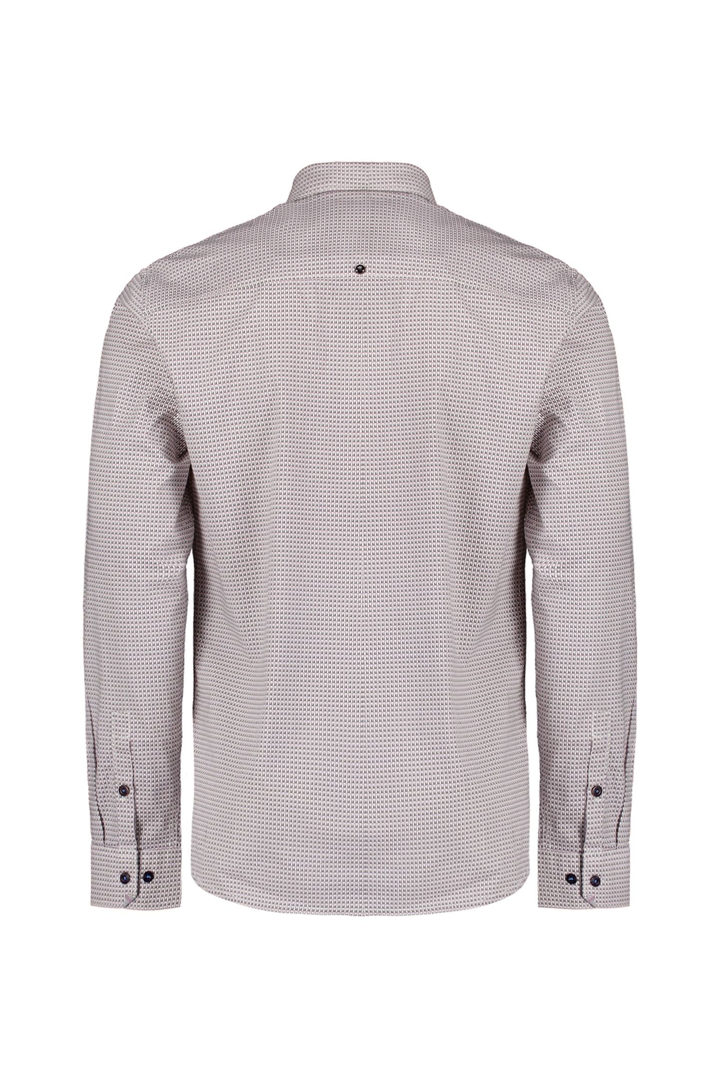 SHIRT STRETCH ALLOVER PRINTED MAUVE 2