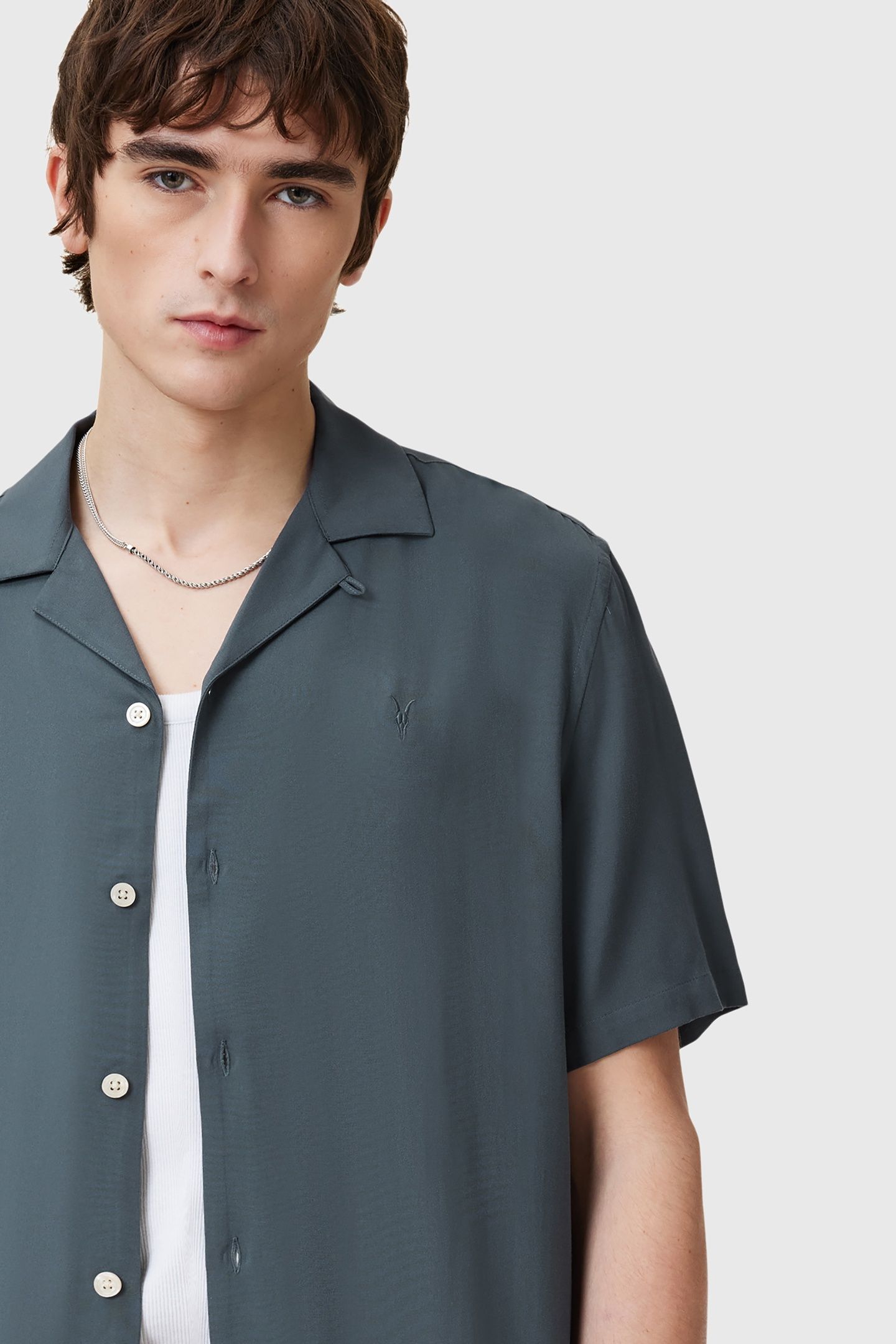 VENICE SS SHIRT RAIN GREY 7