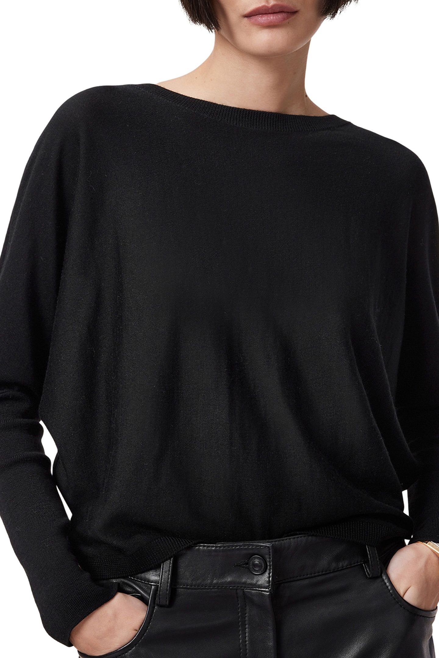 JULIEANA WRAP JUMPER BLACK 5