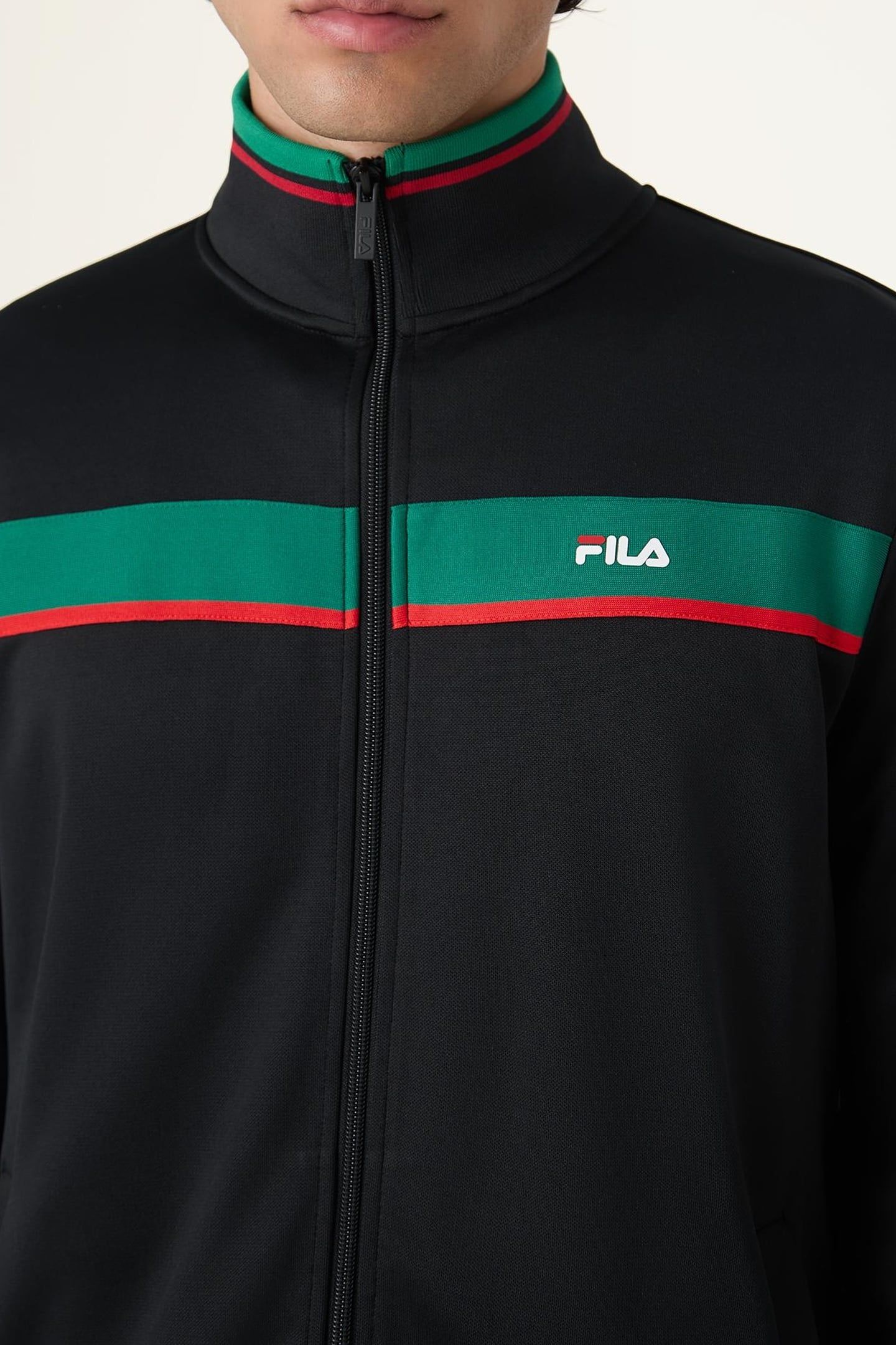SAGANO REGULAR TAPED TRACK JACKET BLACK 6