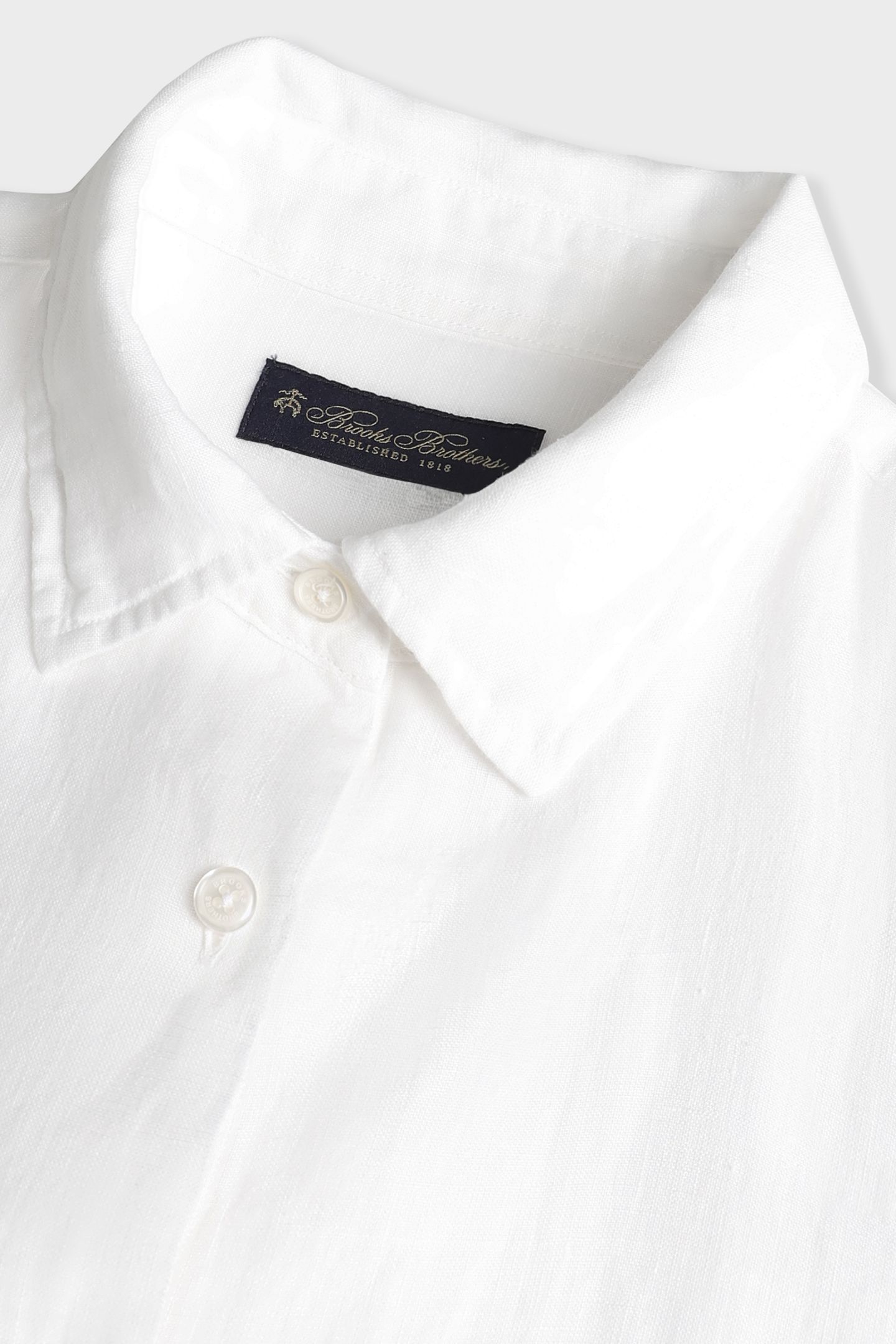 LINEN PLAIN OVERSHIRT WHITE 5