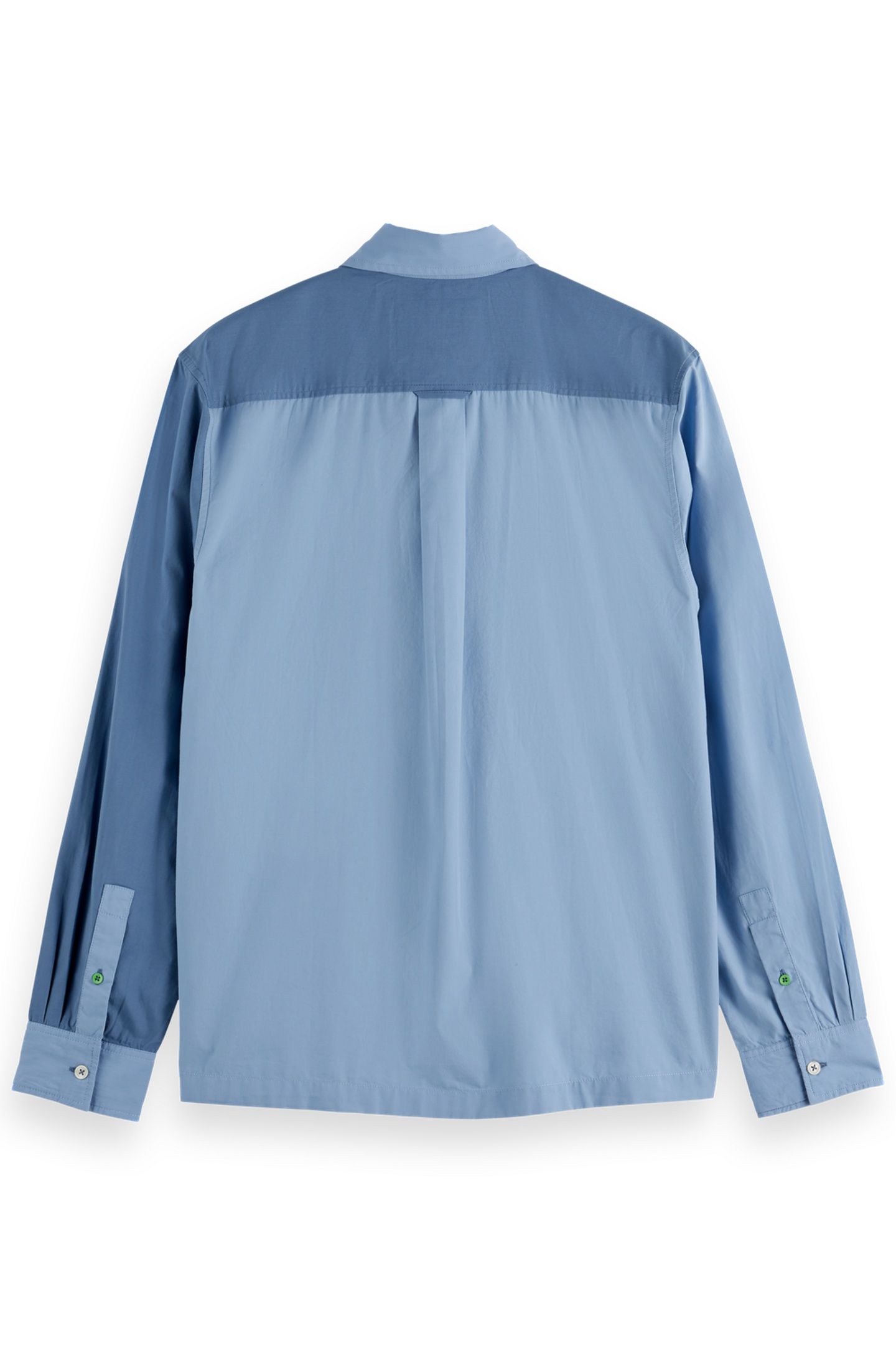 RELAXED-FIT LETTERS POPLIN SHIRT FADED DENIM 5