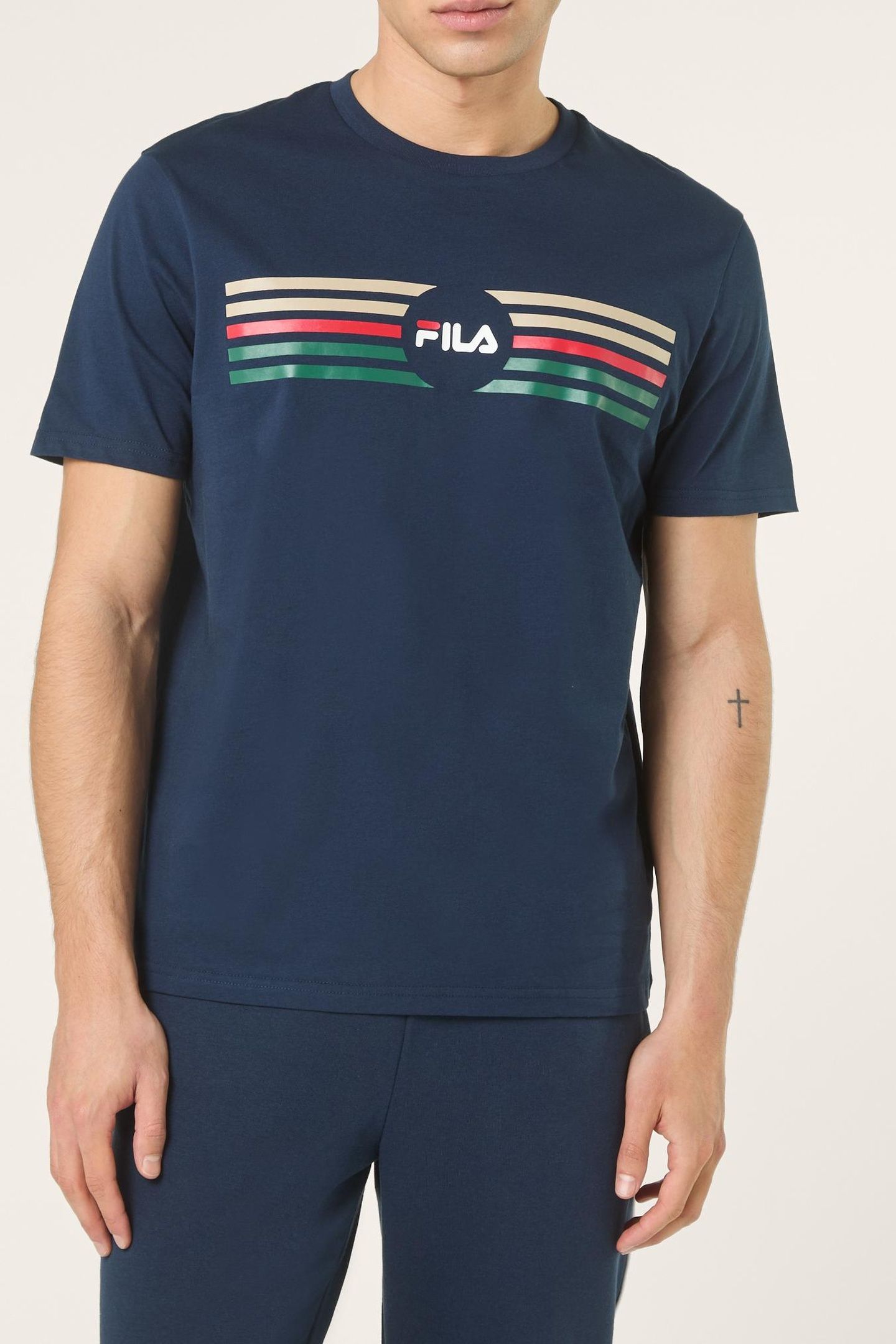 PADULE REGULAR LOGO GRAPHIC T-SHIRT BLACK IRIS 1