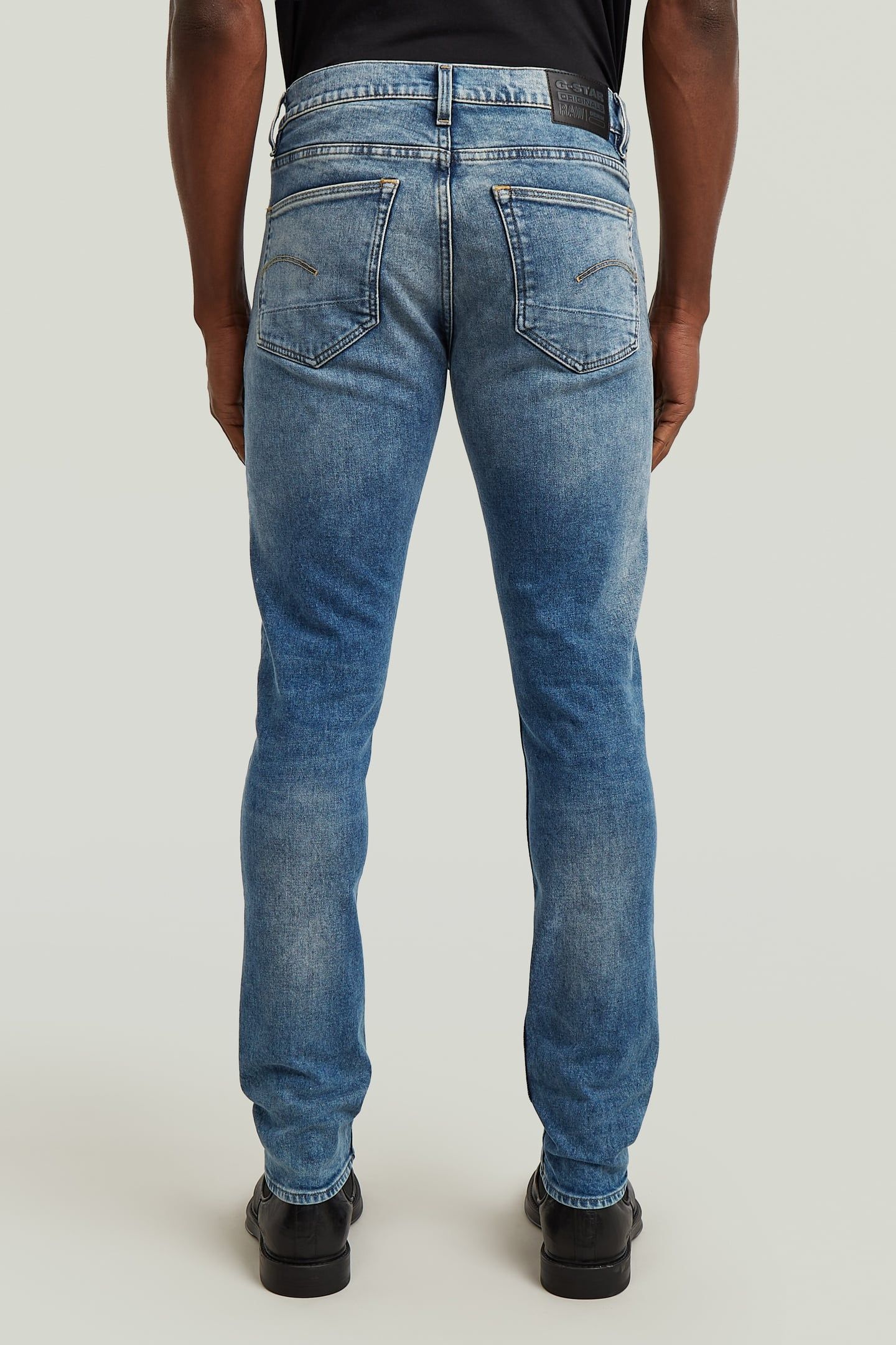 3301 SLIM JEANS MEDIUM BLUE 3