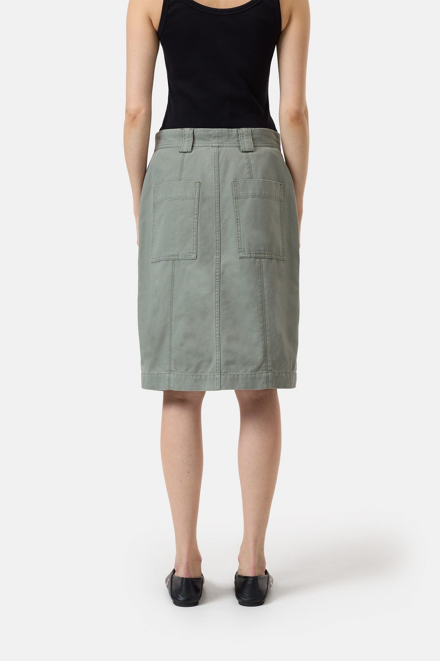UTILITY SKIRT FADED GREEN 2