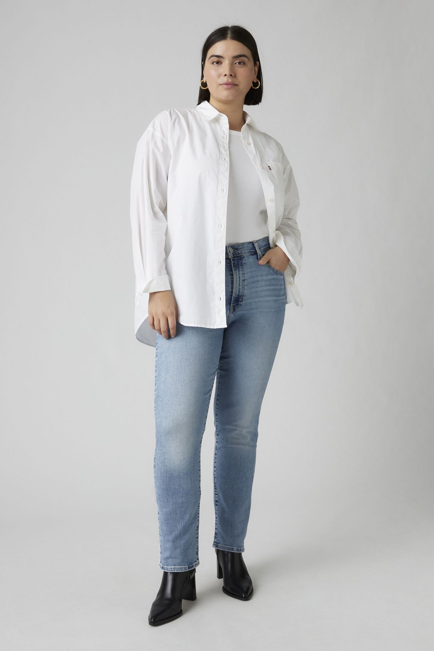 724™ HIGH RISE STRAIGHT JEANS 2