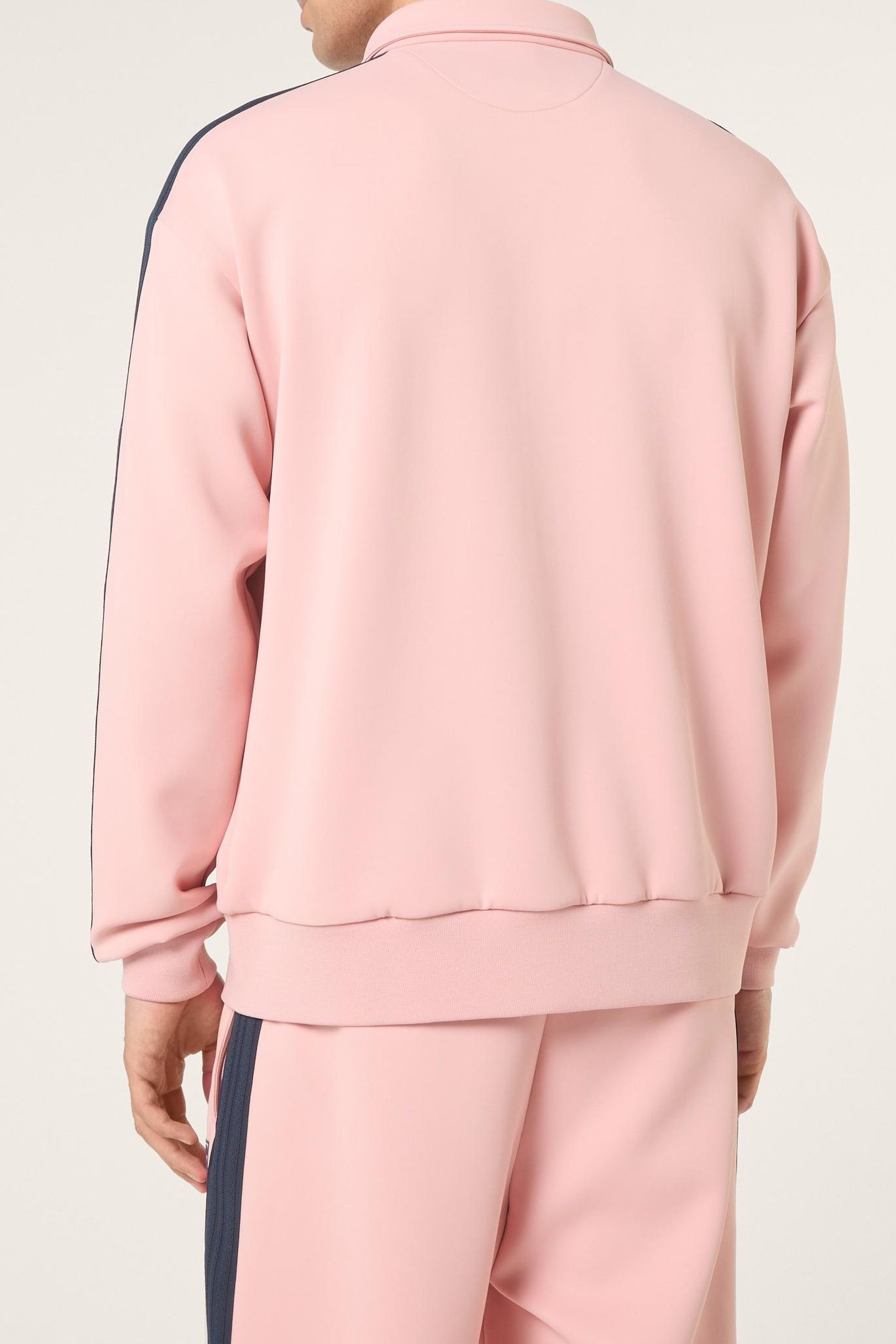 VAIANO RELAXED TAPED TRACK JACKET MELLOW ROSE 2