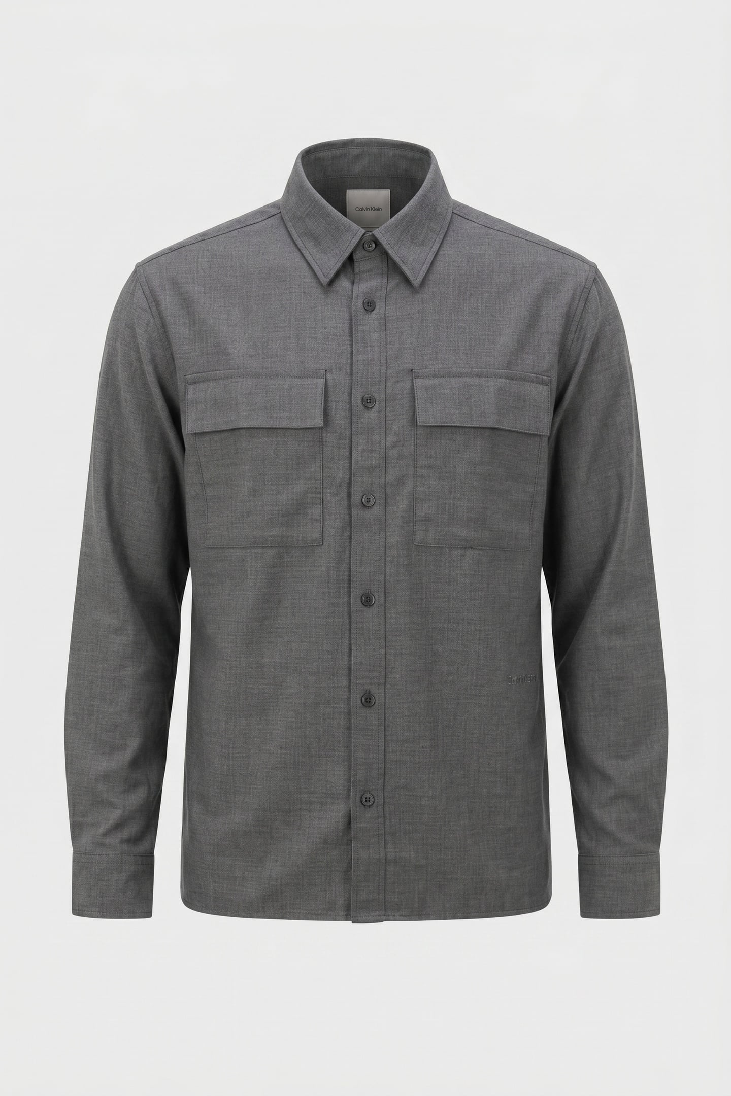 LS MELANGE EASY SHIRT CHARCOAL HEATHER 3