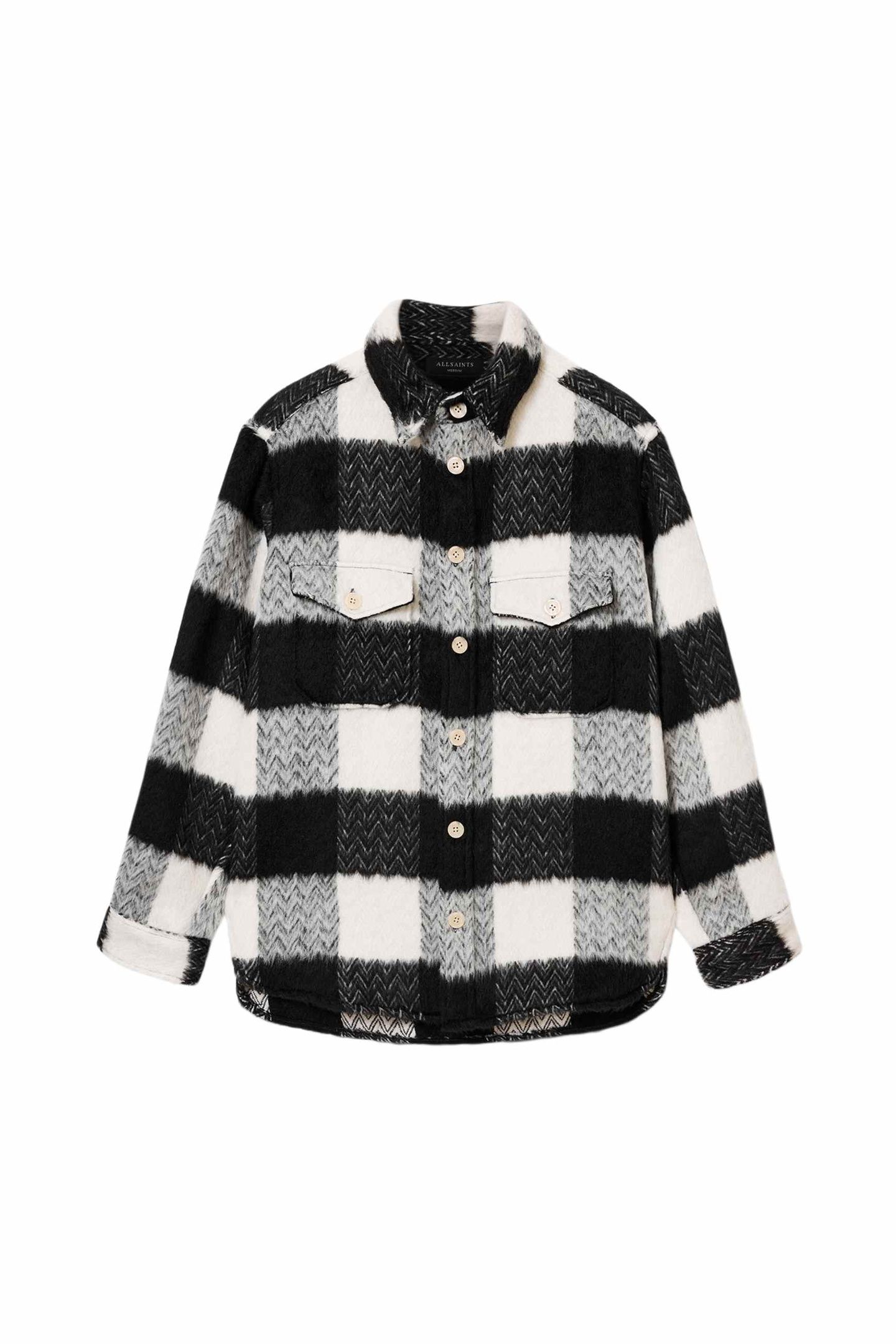 RIVER LS SHIRT BLACK/WHITE 6